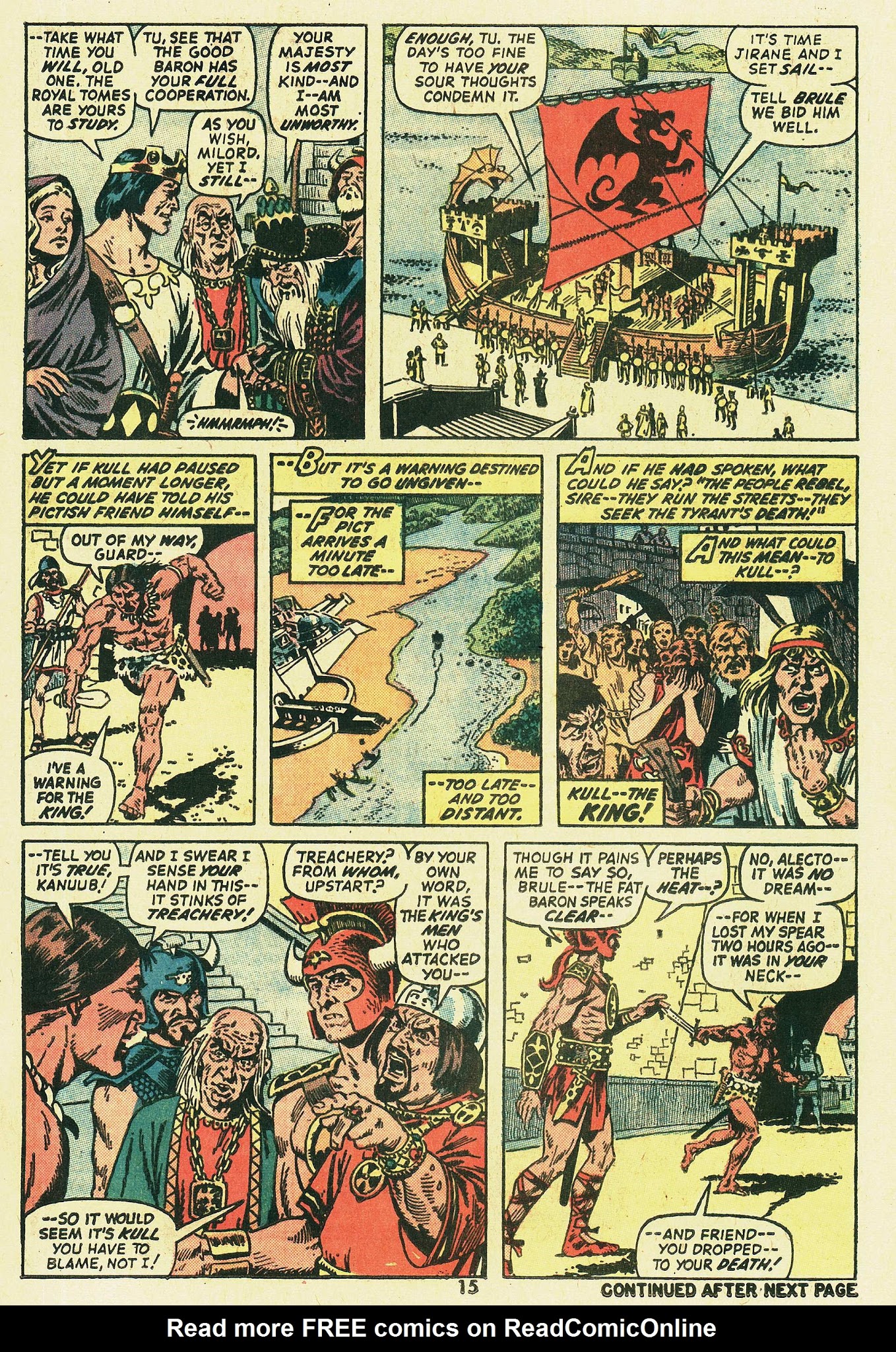 Read online Kull, the Conqueror (1971) comic -  Issue #4 - 11