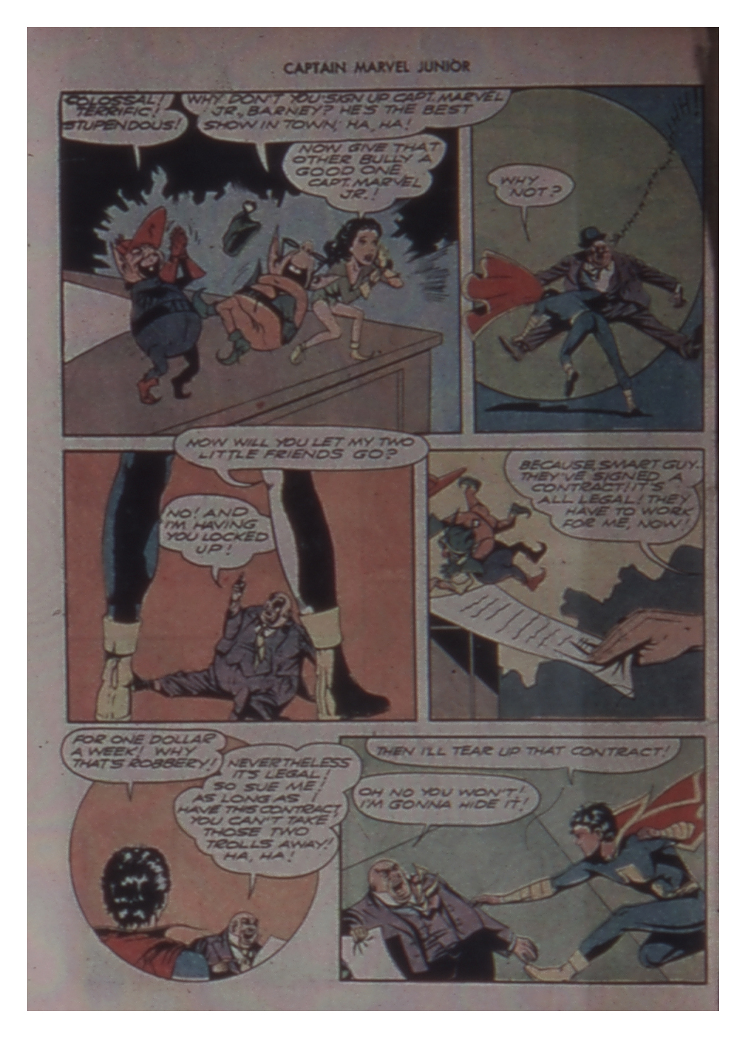 Read online Captain Marvel, Jr. comic -  Issue #11 - 10