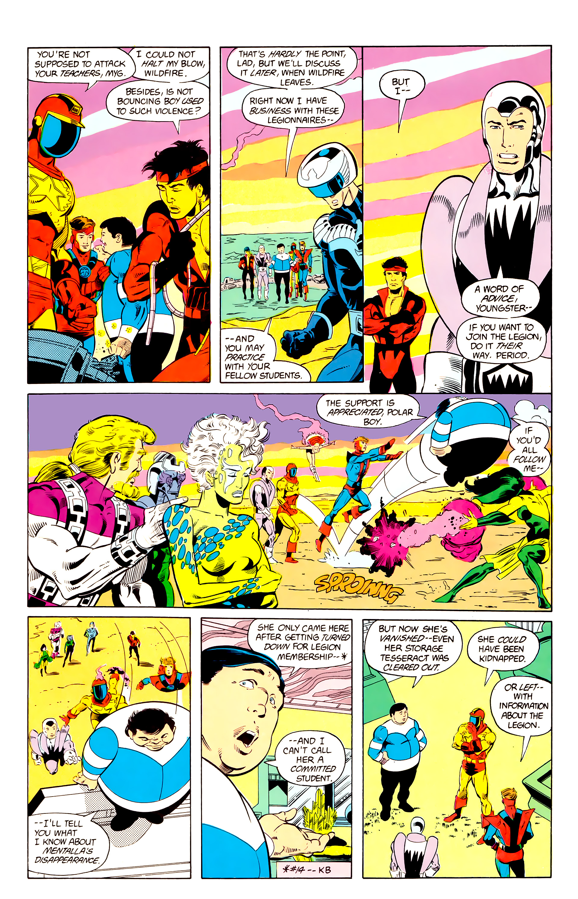 Legion of Super-Heroes (1984) 24 Page 6