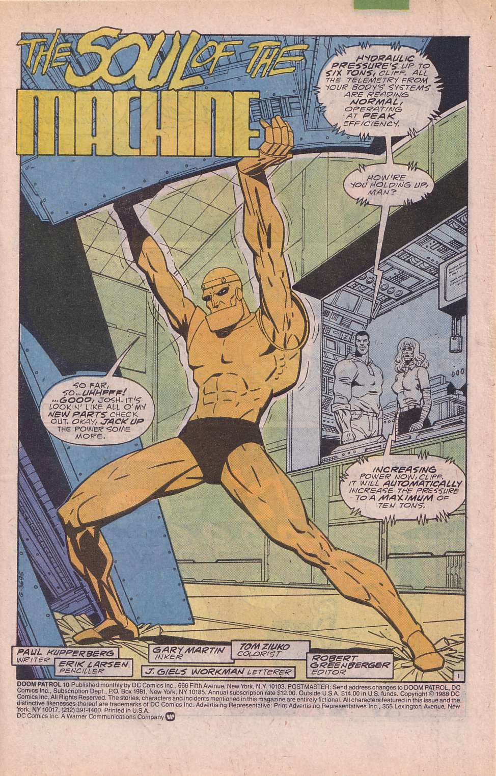 Read online Doom Patrol (1987) comic -  Issue #10 - 2