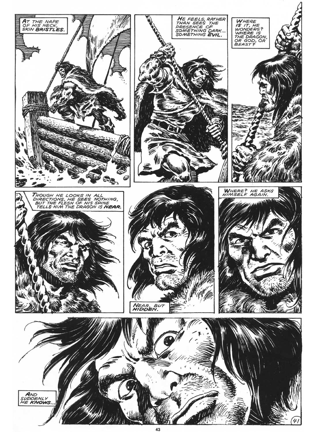 Read online The Savage Sword Of Conan comic -  Issue #168 - 44