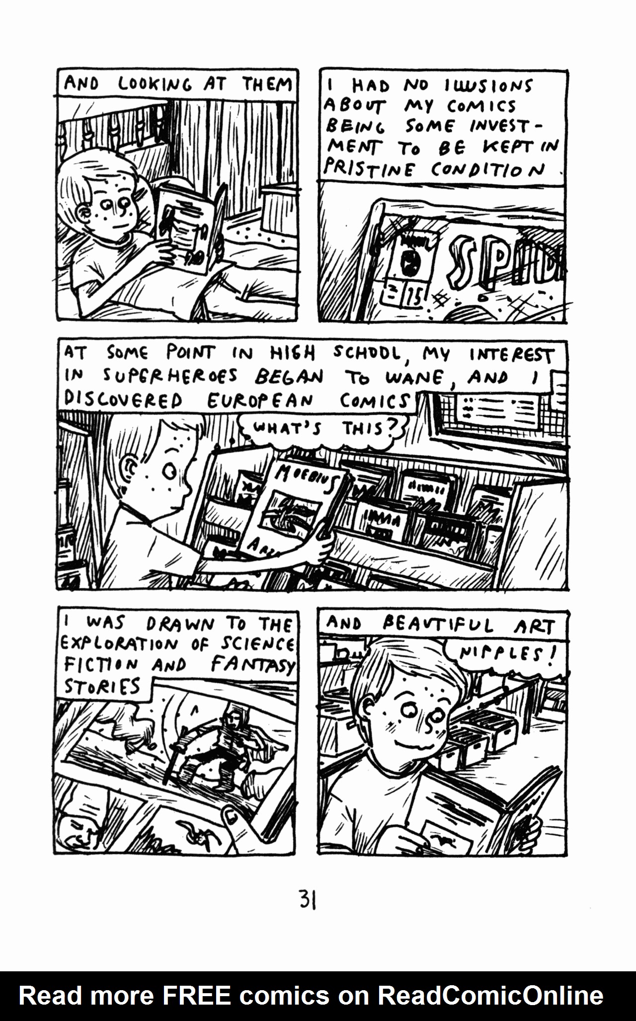 Read online Funny Misshapen Body: A Memoir comic -  Issue # TPB (Part 1) - 37