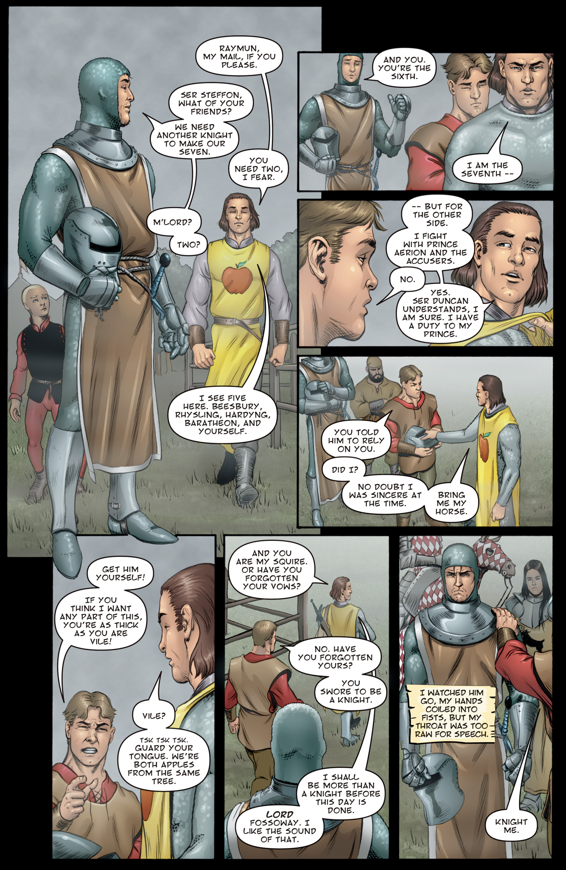 Read online The Hedge Knight: The Graphic Novel comic -  Issue # Full - 118
