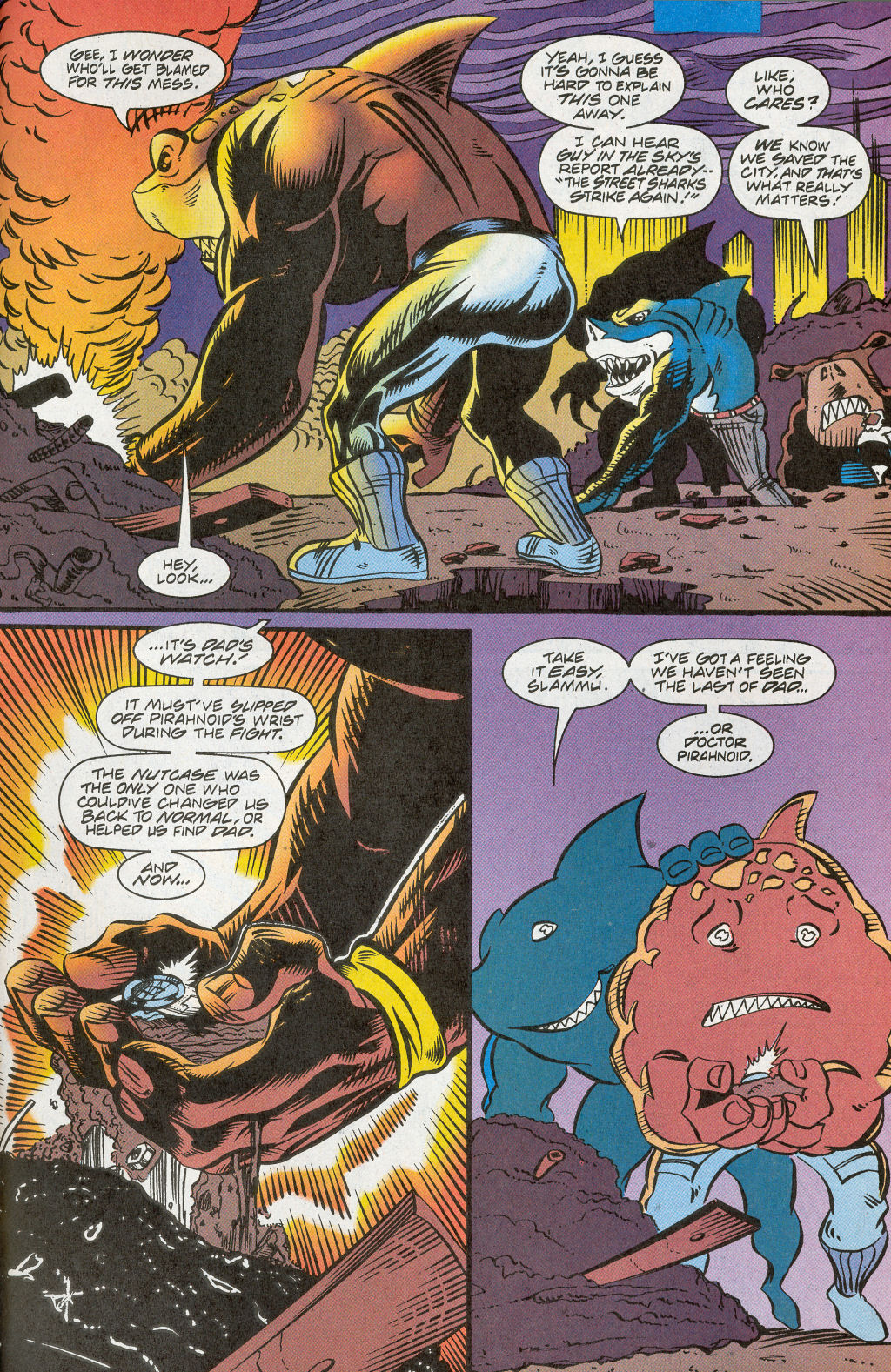 Read online Street Sharks comic -  Issue #3 - 32