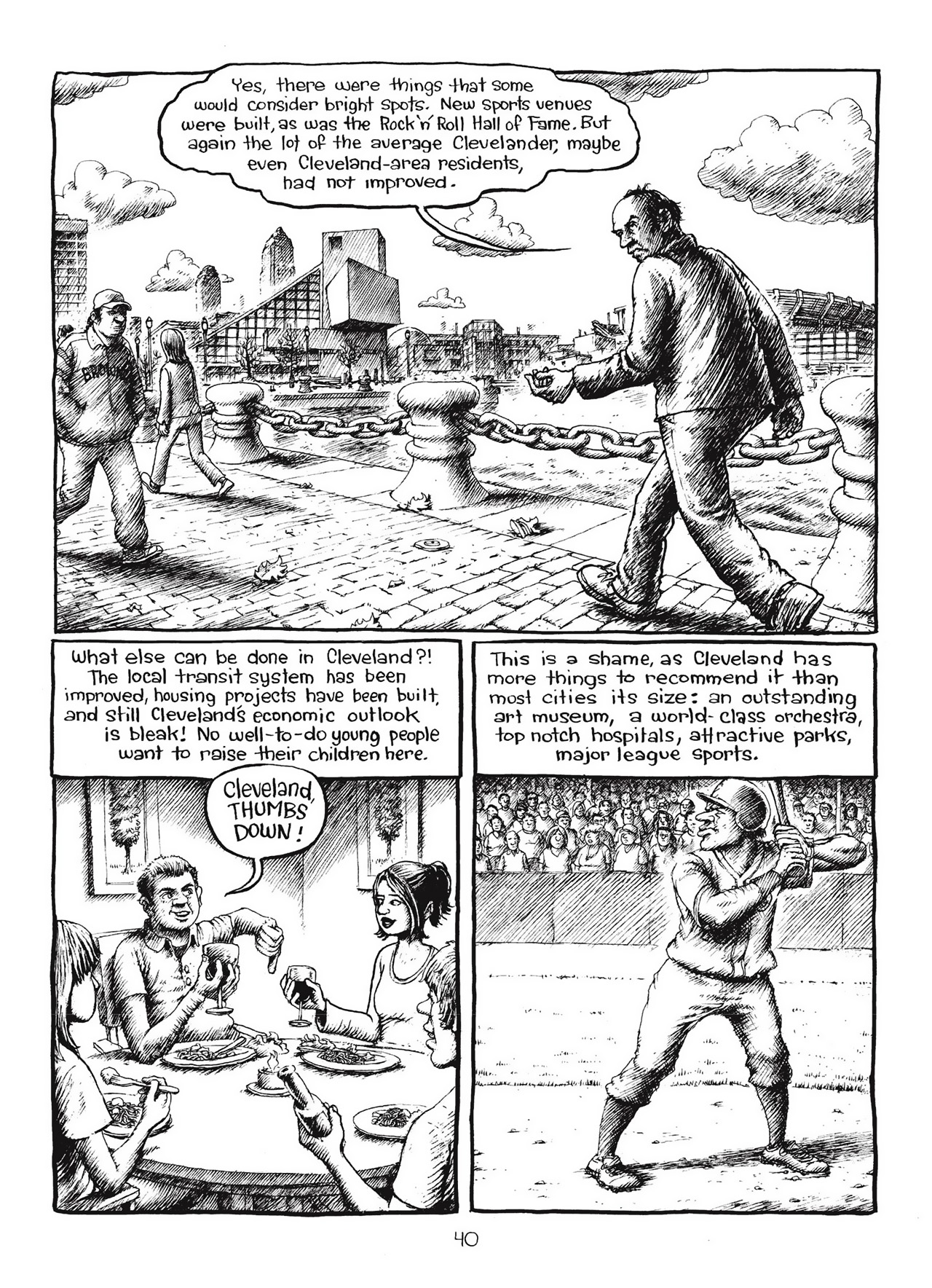 Read online Harvey Pekar's Cleveland comic -  Issue # TPB - 41