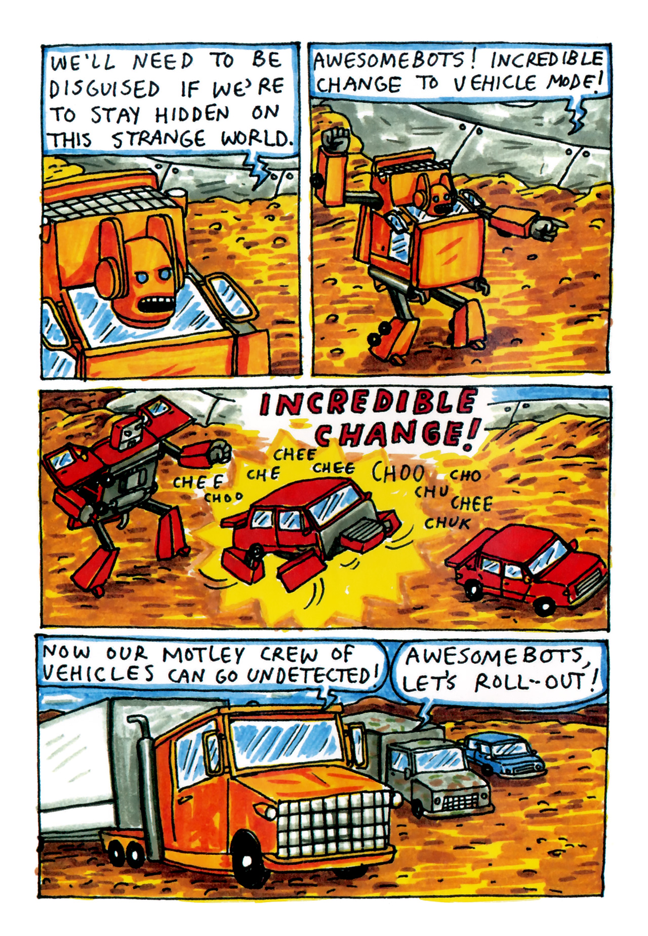 Read online Incredible Change-Bots comic -  Issue # TPB 1 - 34