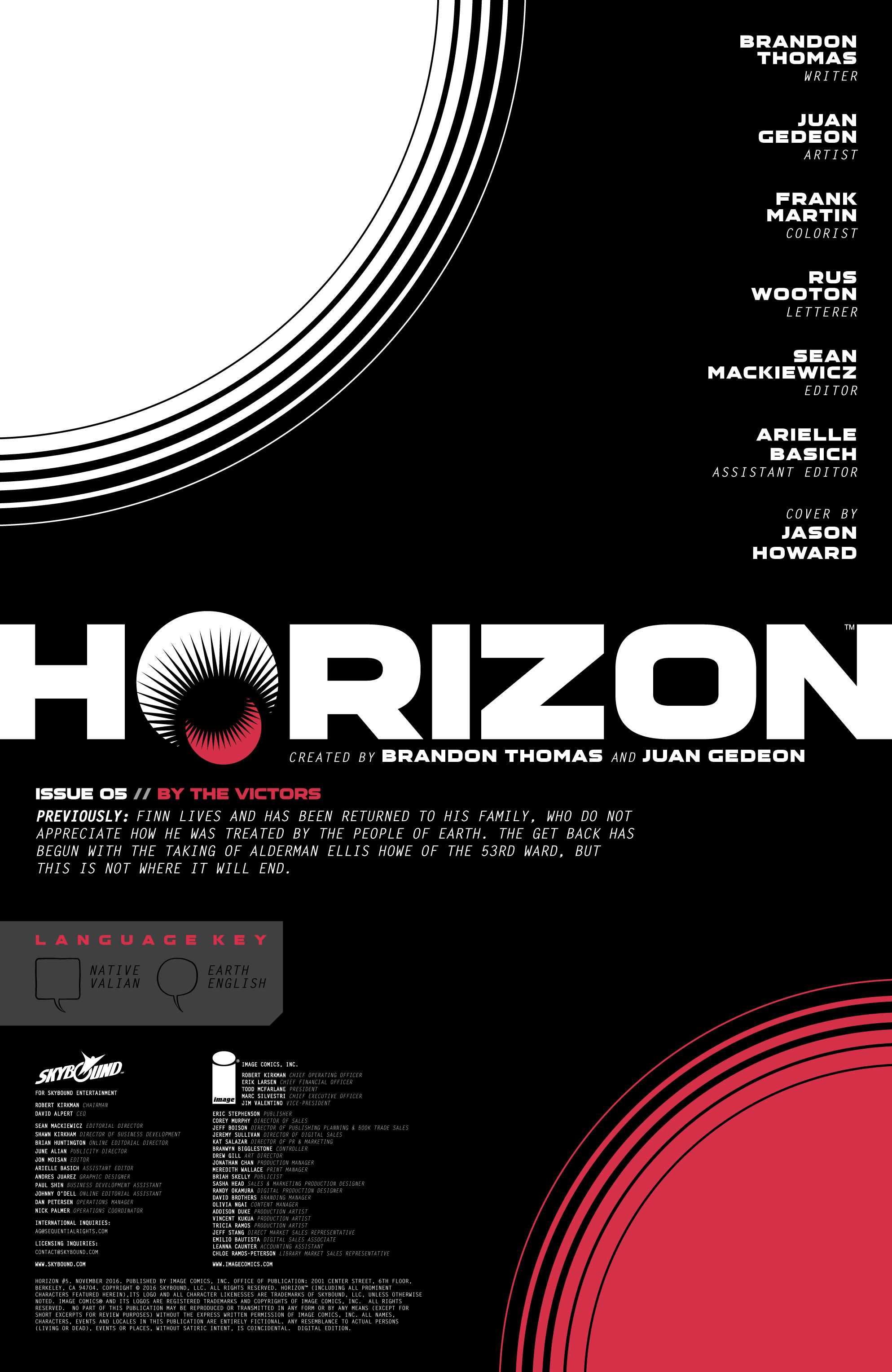 Read online Horizon comic -  Issue #5 - 2