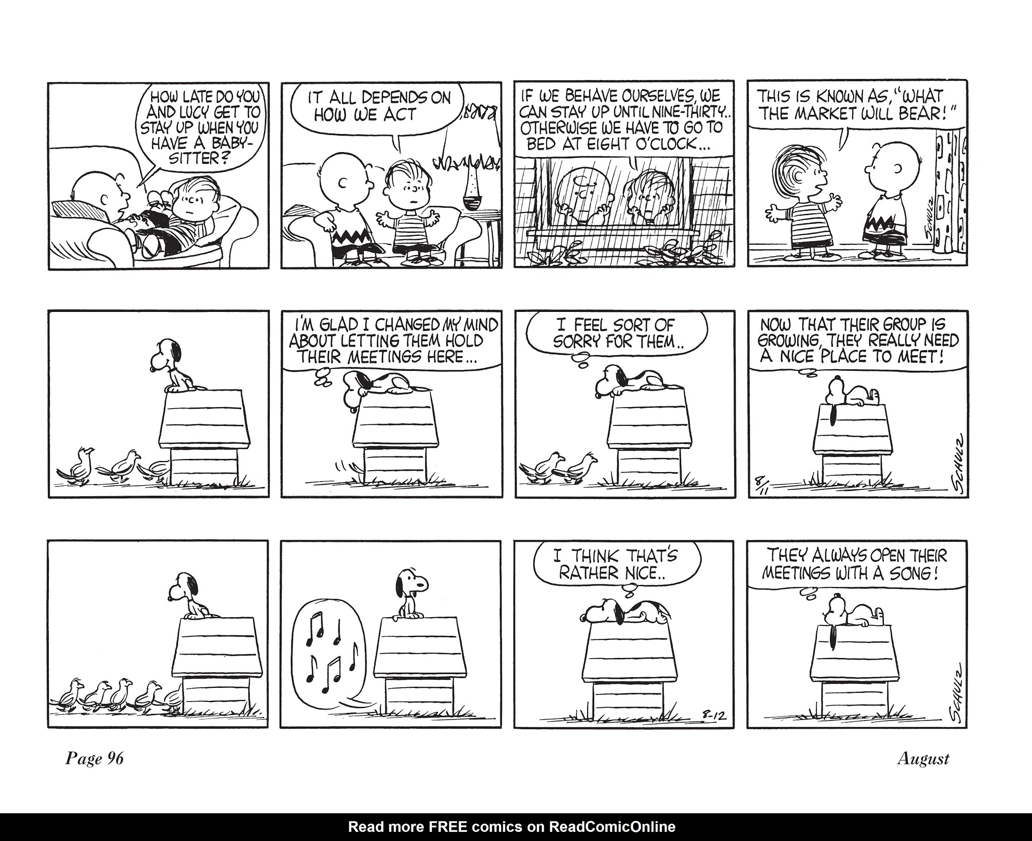 Read online The Complete Peanuts comic -  Issue # TPB 6 - 111