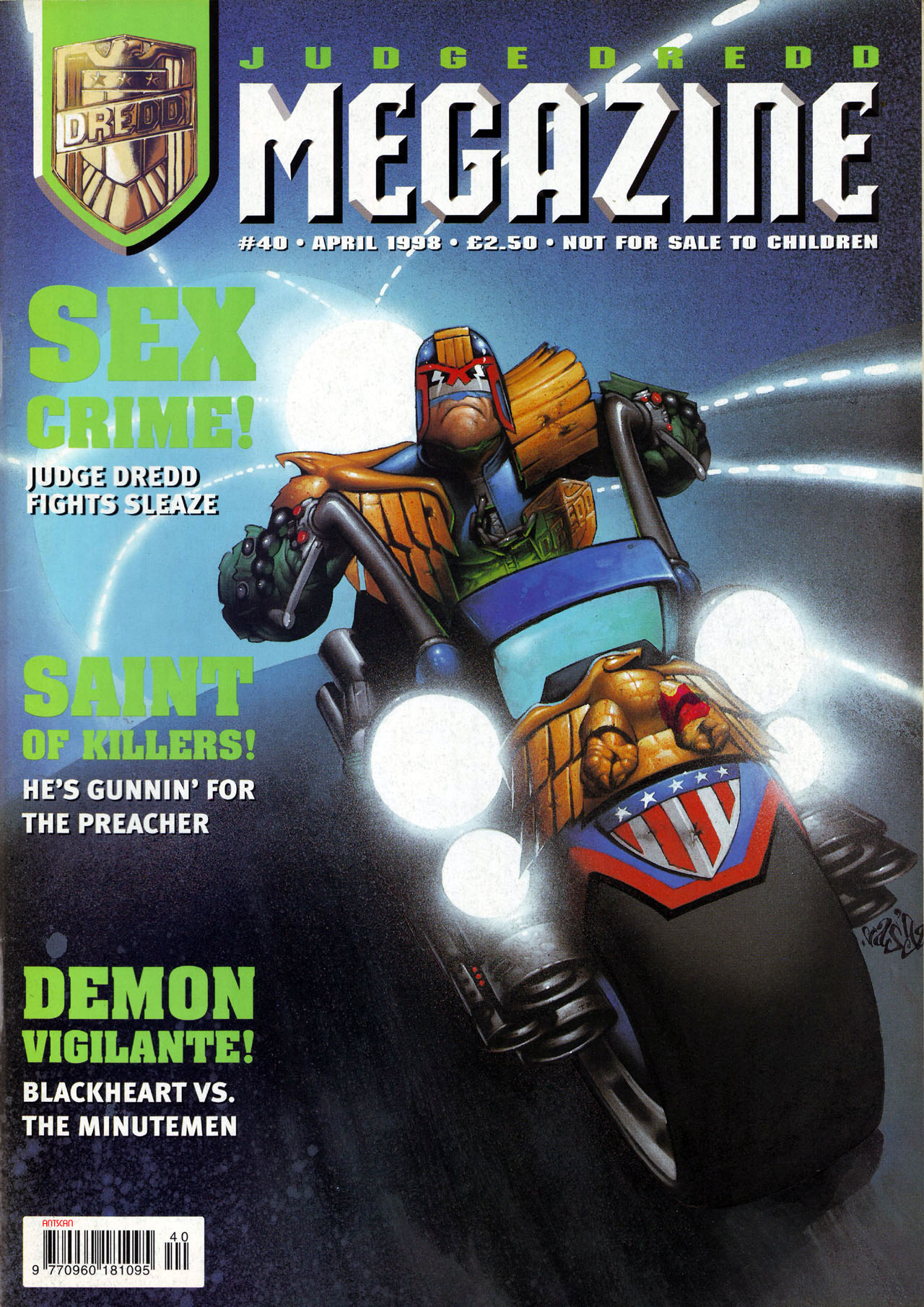 Read online Judge Dredd Megazine (vol. 3) comic -  Issue #40 - 1