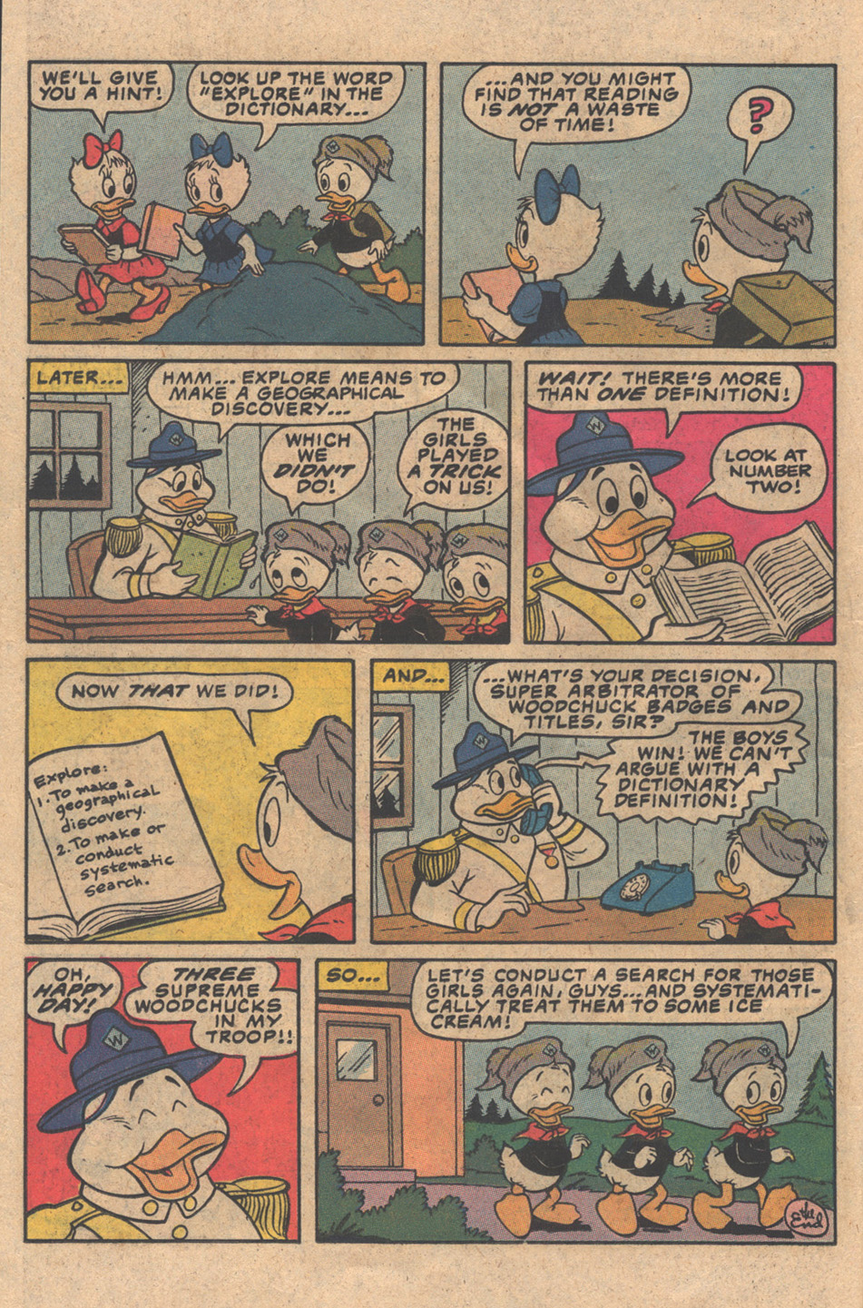 Read online Huey, Dewey, and Louie Junior Woodchucks comic -  Issue #73 - 26