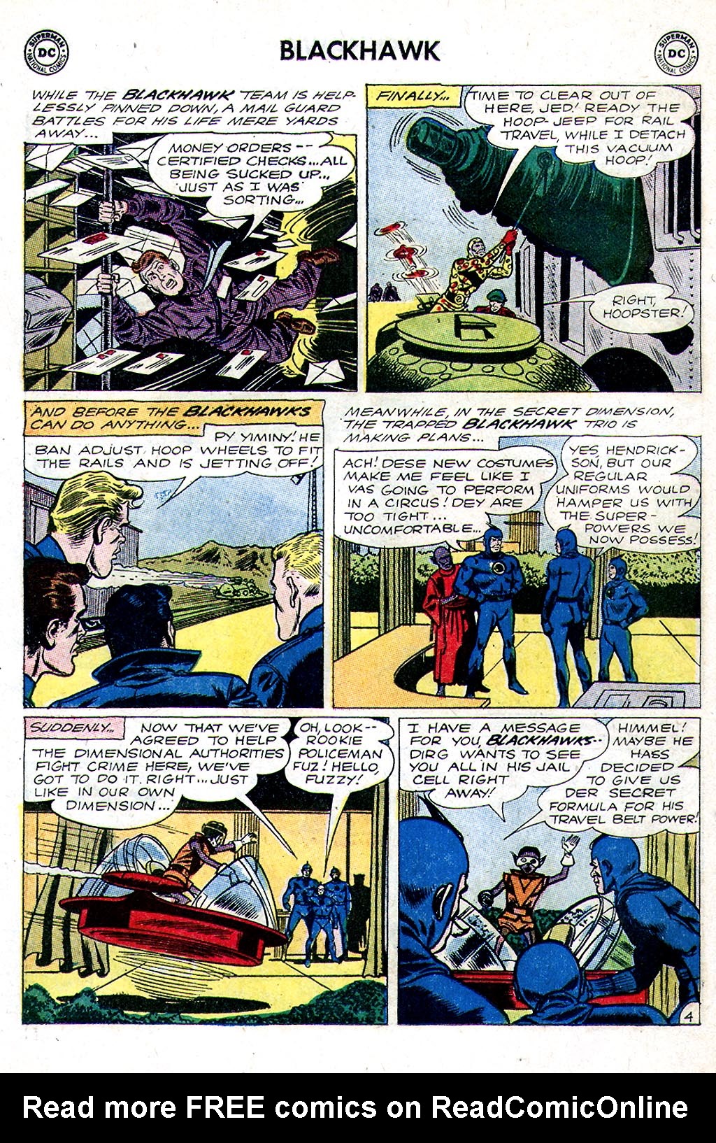 Read online Blackhawk (1957) comic -  Issue #186 - 6