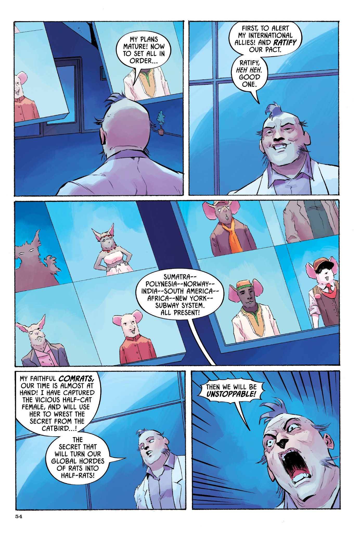 Read online Angel Catbird comic -  Issue # TPB 3 - 54