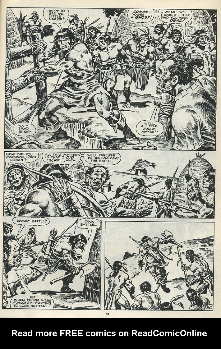 Read online The Savage Sword Of Conan comic -  Issue #167 - 55