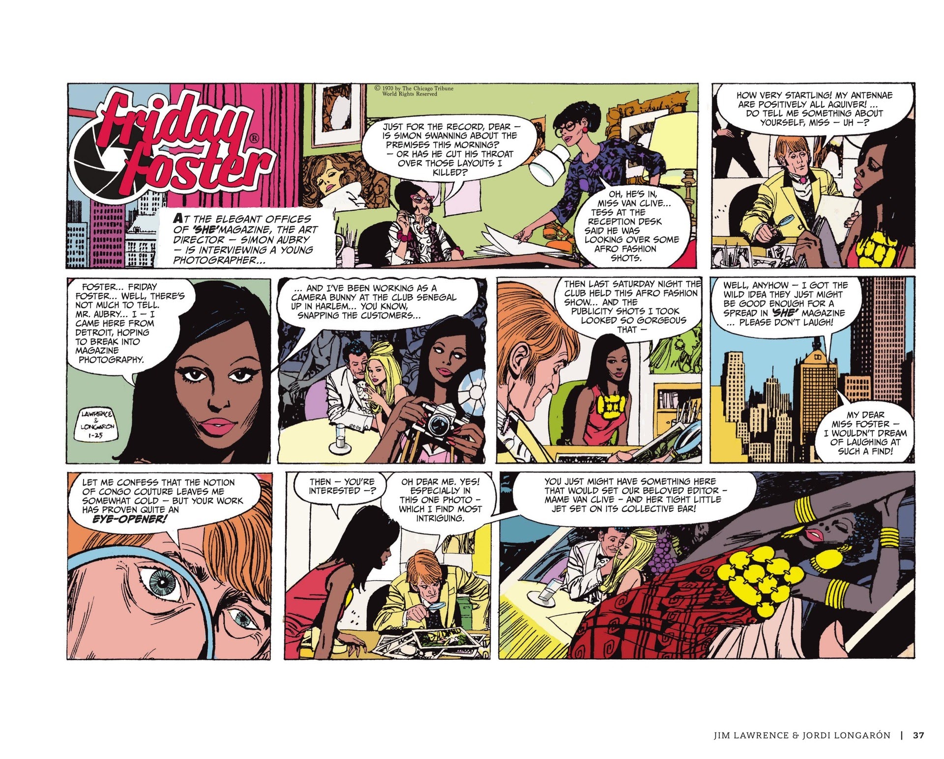 Read online Friday Foster: The Sunday Strips comic -  Issue # TPB (Part 1) - 38