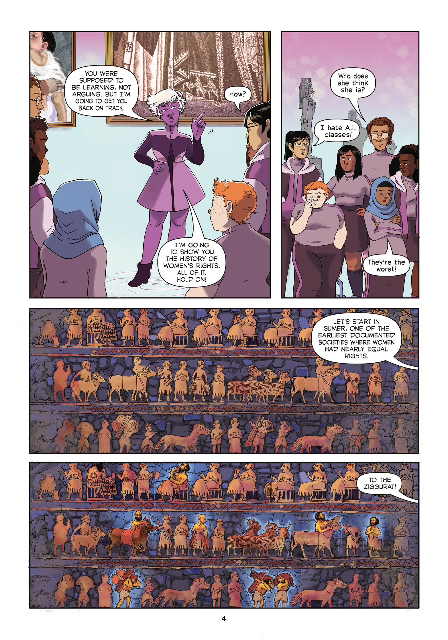 Read online Amazons, Abolitionists, and Activists: A Graphic History of Women's Fight for Their Rights comic -  Issue # TPB (Part 1) - 13