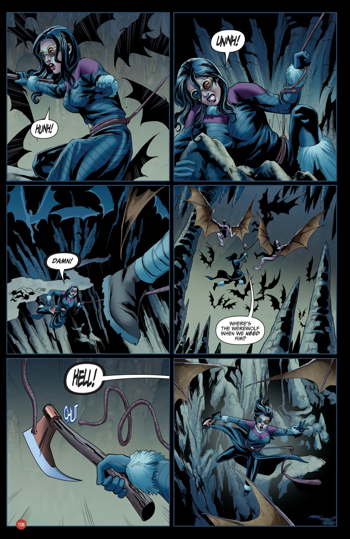 Read online Van Helsing vs. Werewolf comic -  Issue # _TPB 1 - 108