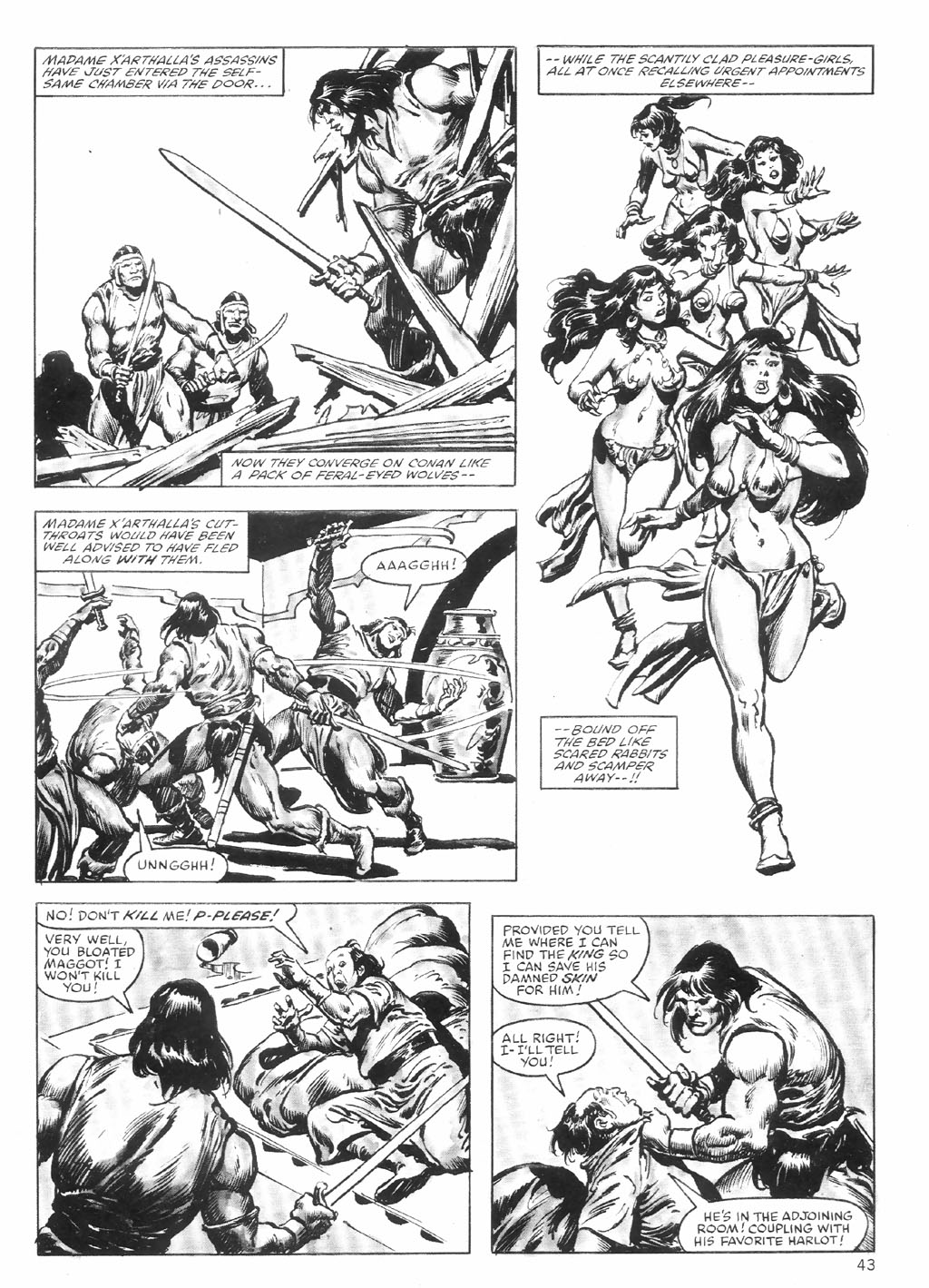 Read online The Savage Sword Of Conan comic -  Issue #81 - 43