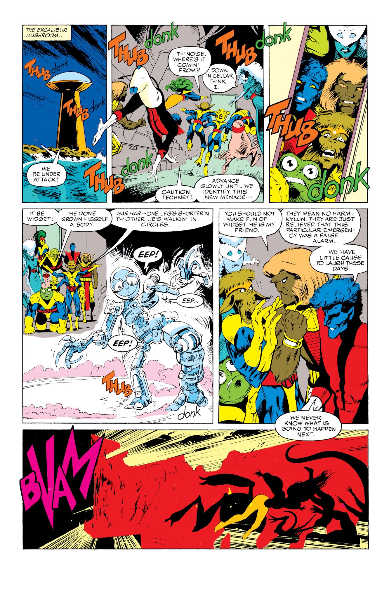 Read online Excalibur Visionaries: Alan Davis comic -  Issue # TPB 1 (Part 2) - 16