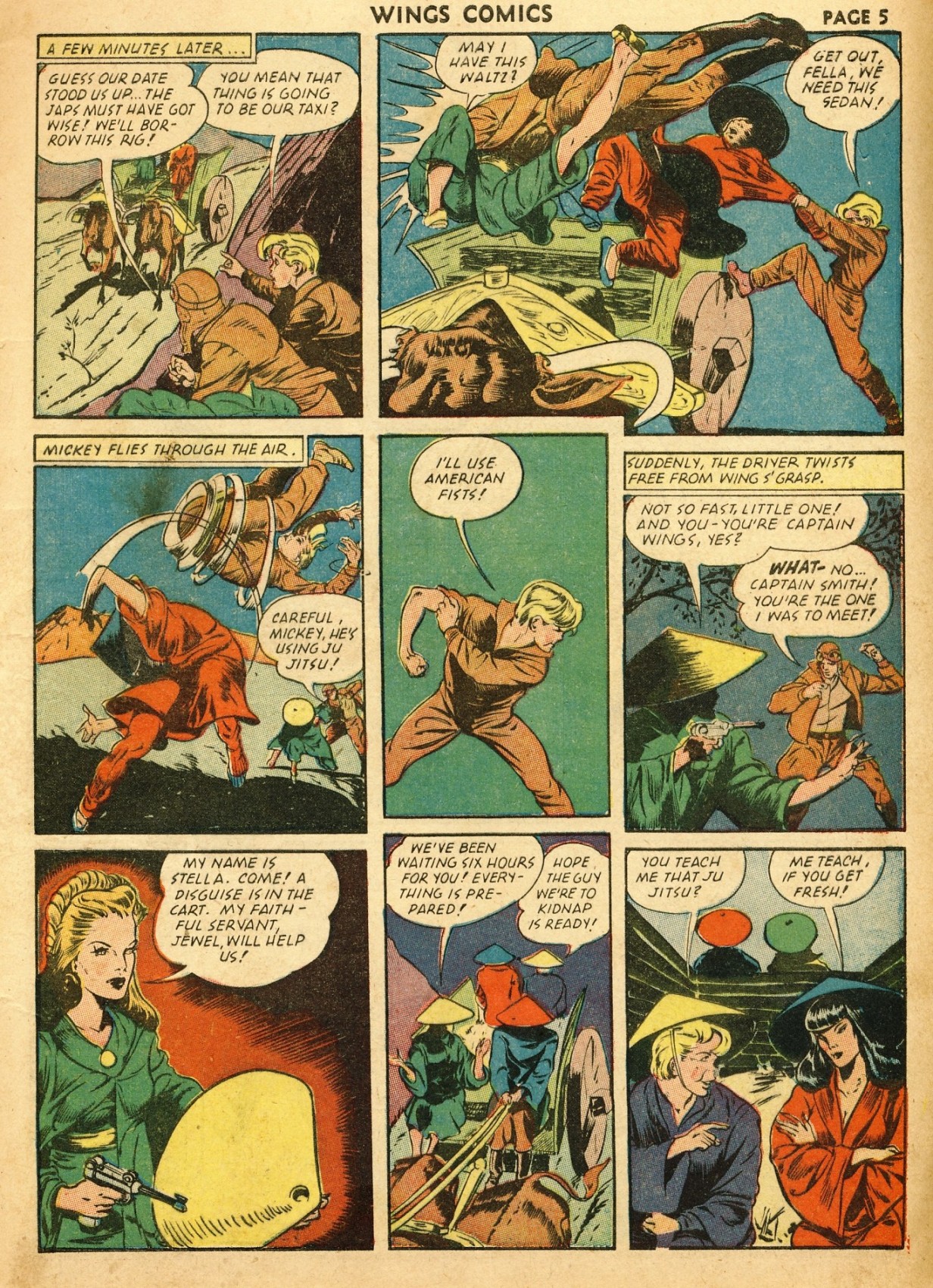 Read online Wings Comics comic -  Issue #22 - 7