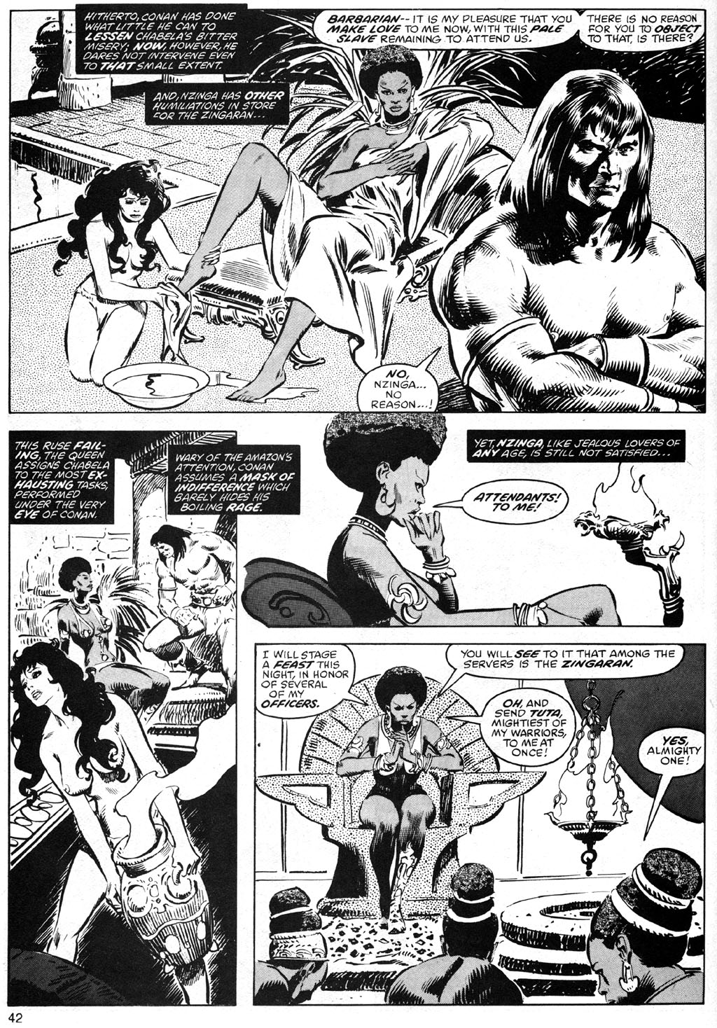 Read online The Savage Sword Of Conan comic -  Issue #41 - 42