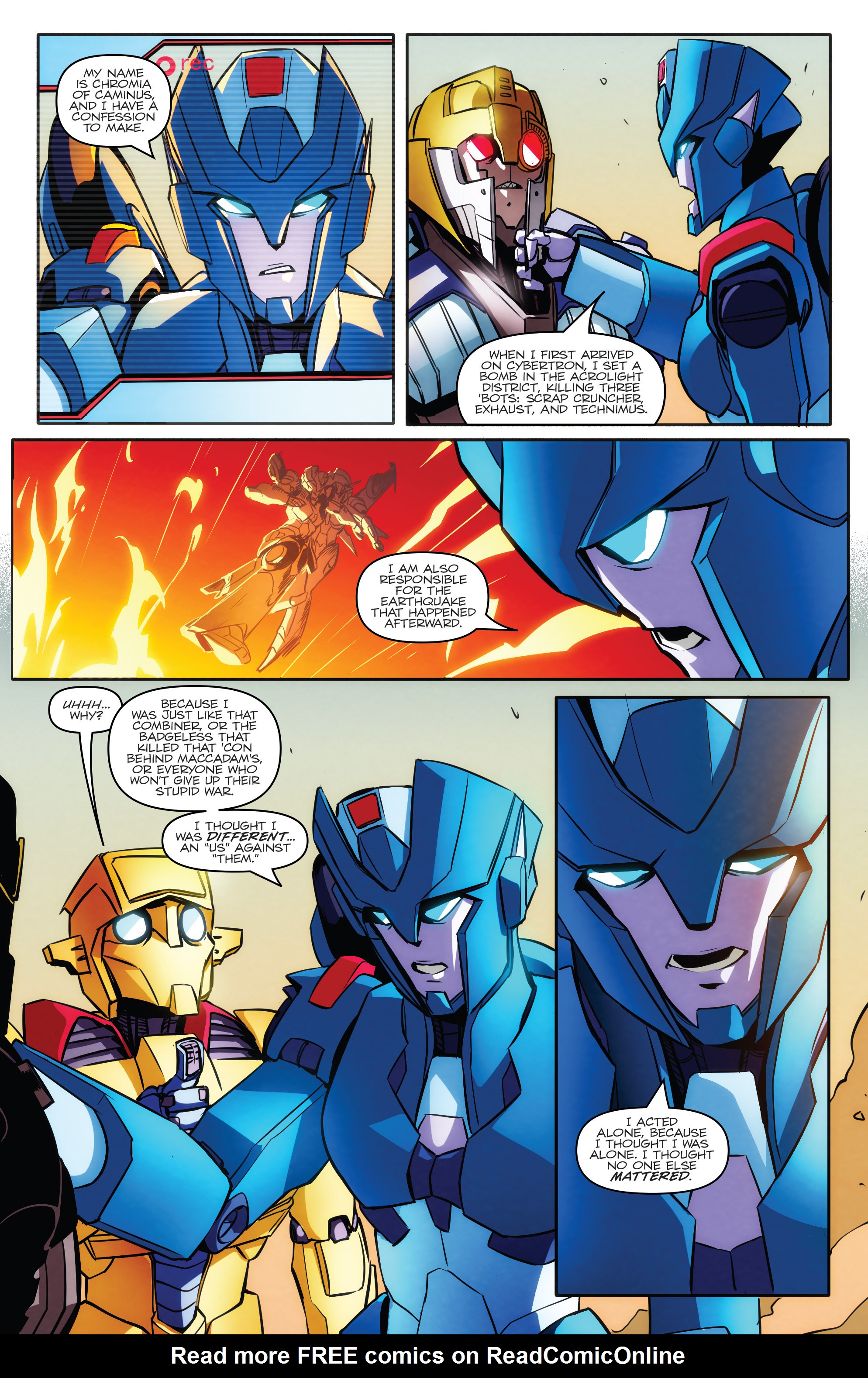 Read online Transformers: Till All Are One comic -  Issue #4 - 21