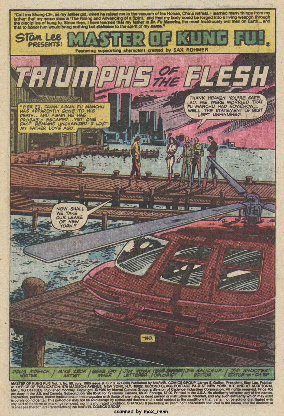 Read online Master of Kung Fu (1974) comic -  Issue #90 - 2