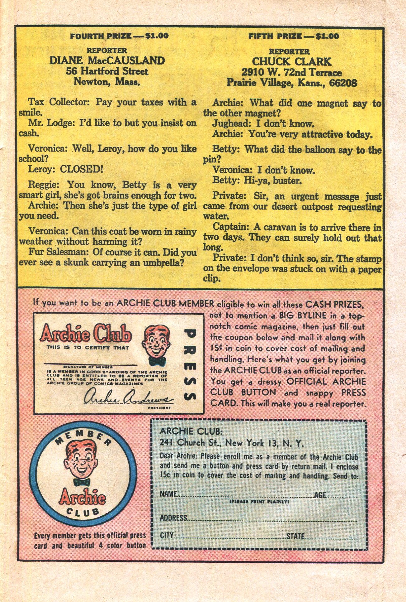 Read online Archie's Joke Book Magazine comic -  Issue #87 - 27