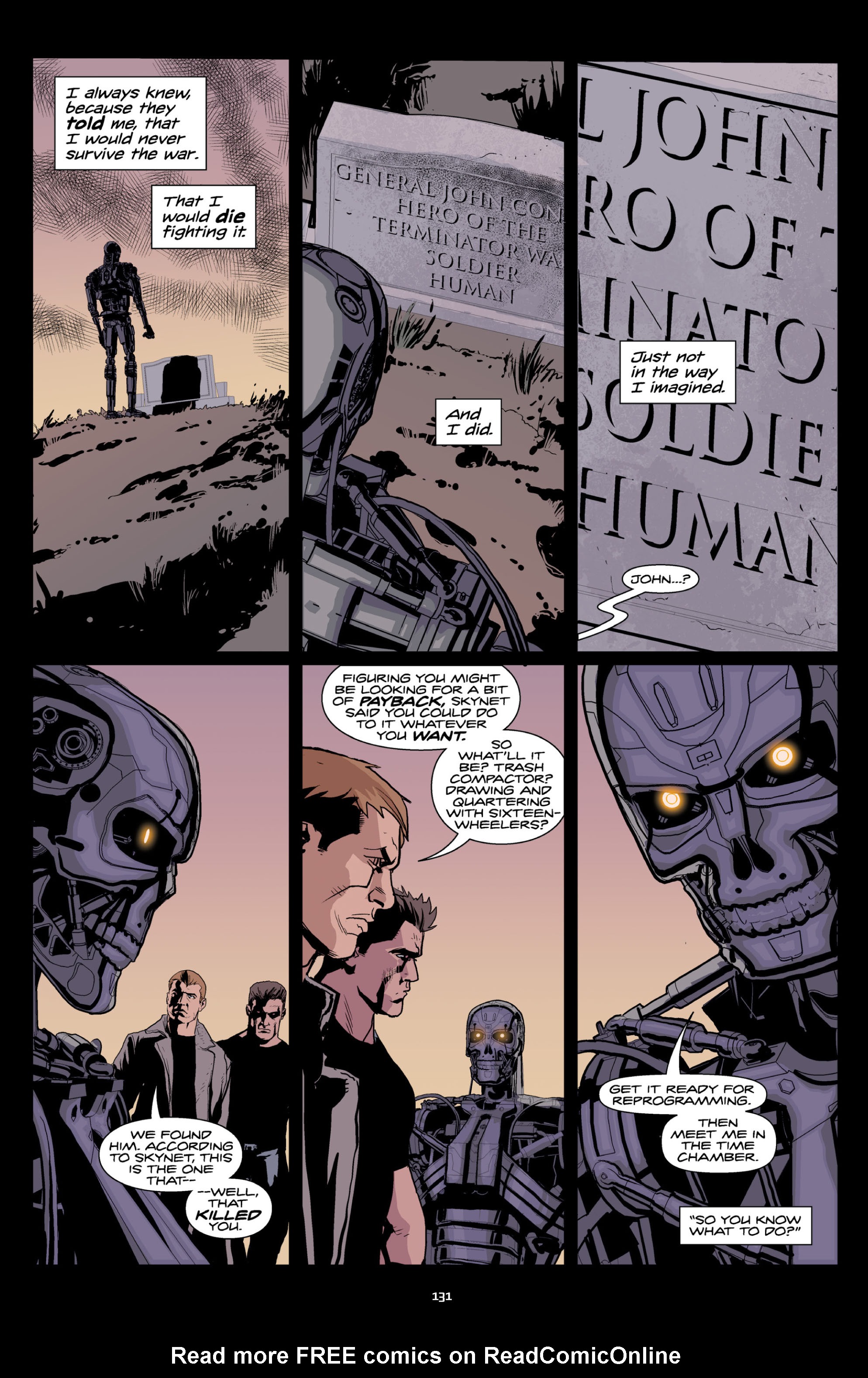 Read online Terminator Salvation: The Final Battle comic -  Issue # TPB 2 - 131
