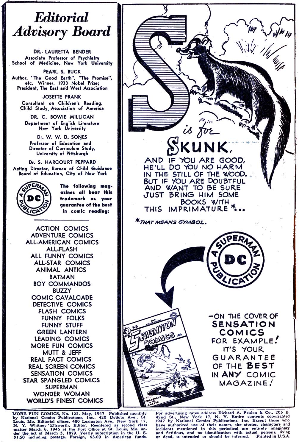 Read online More Fun Comics comic -  Issue #122 - 2