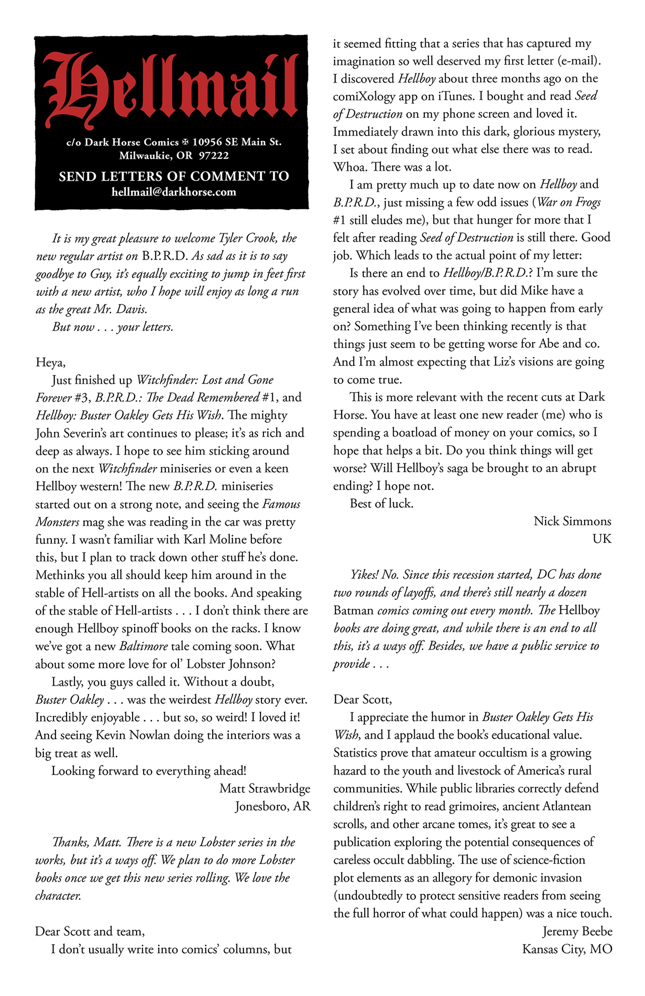 Read online B.P.R.D. Hell on Earth: Monsters comic -  Issue #1 - 26