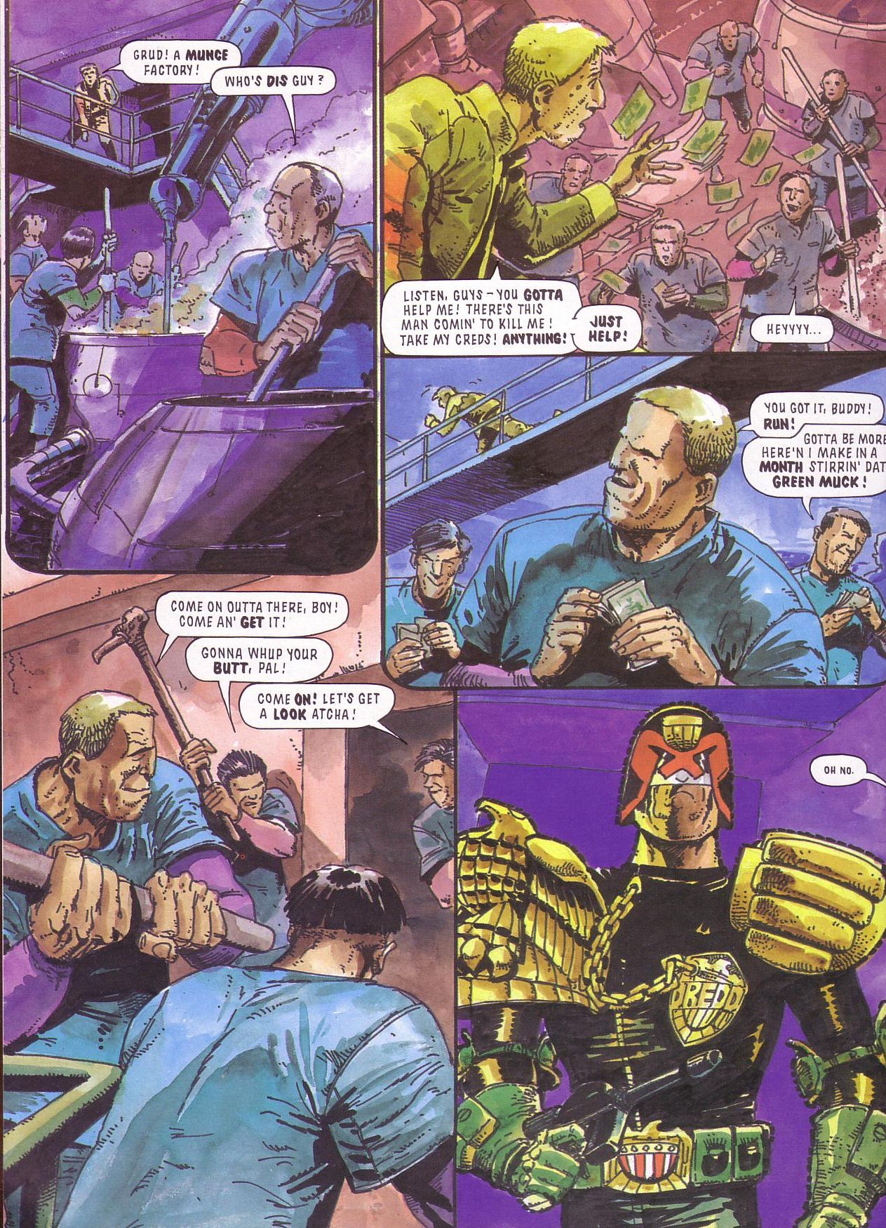 Read online Judge Dredd: Death Aid comic -  Issue # TPB - 20