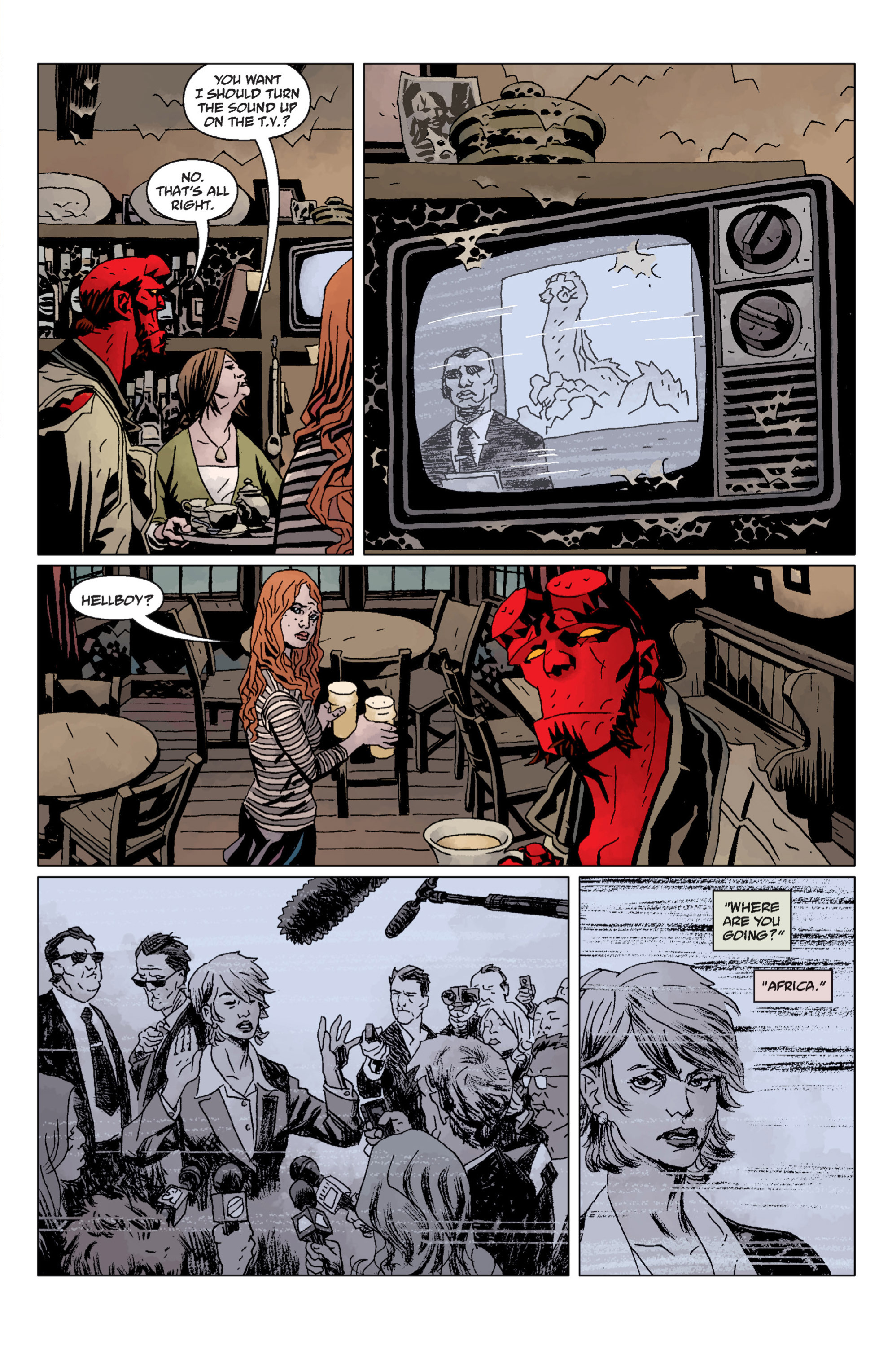 Read online Hellboy comic -  Issue #12 - 54