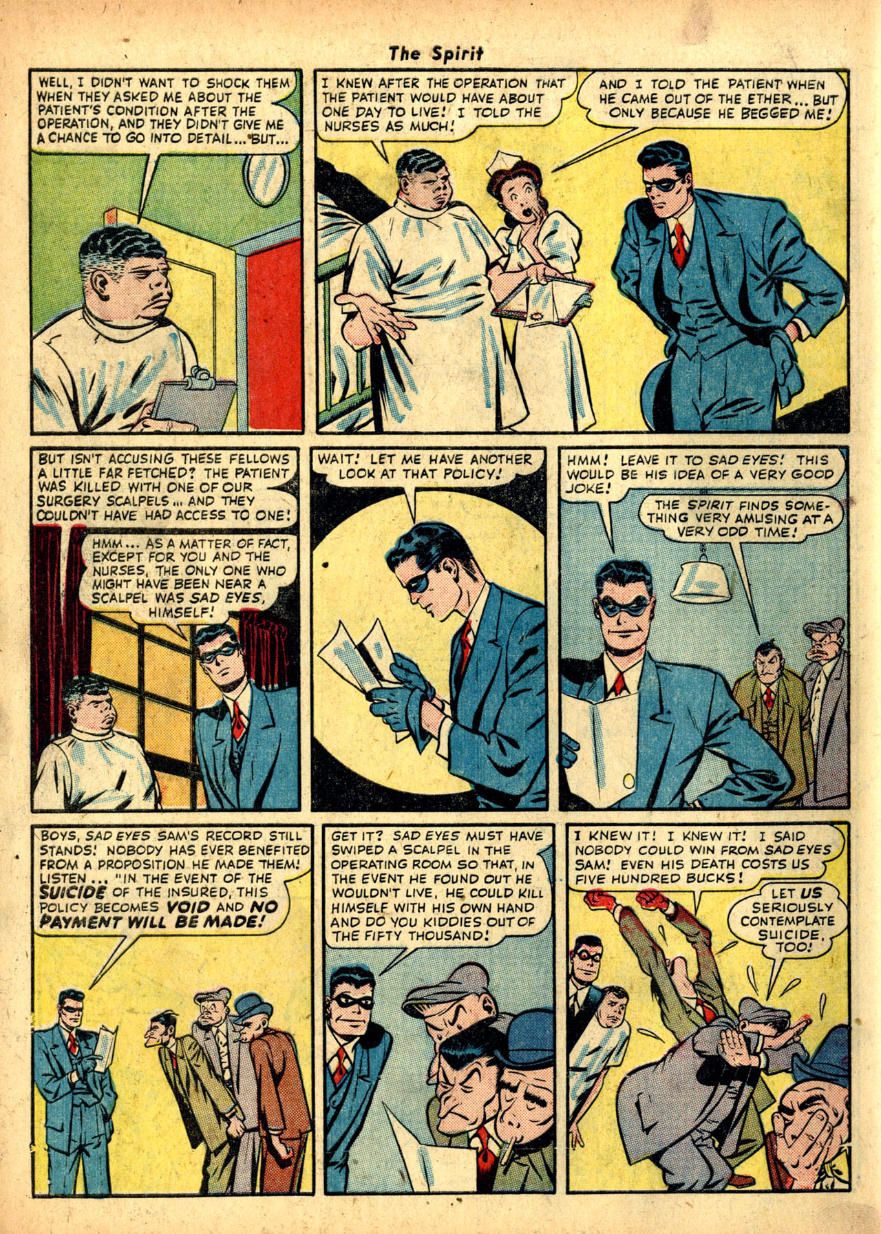 Read online The Spirit (1944) comic -  Issue #5 - 50