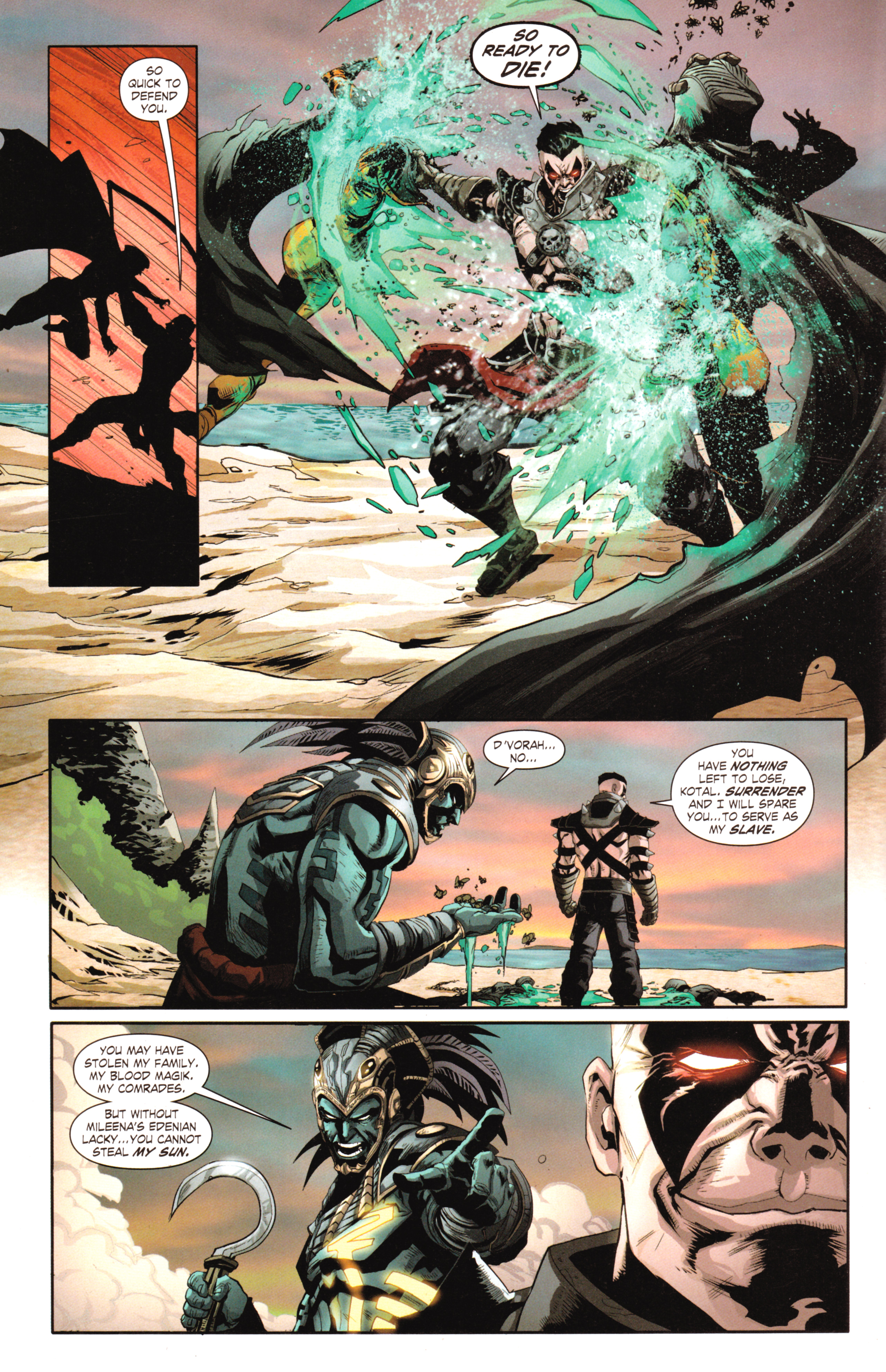 Read online Mortal Kombat X [II] comic -  Issue #9 - 12