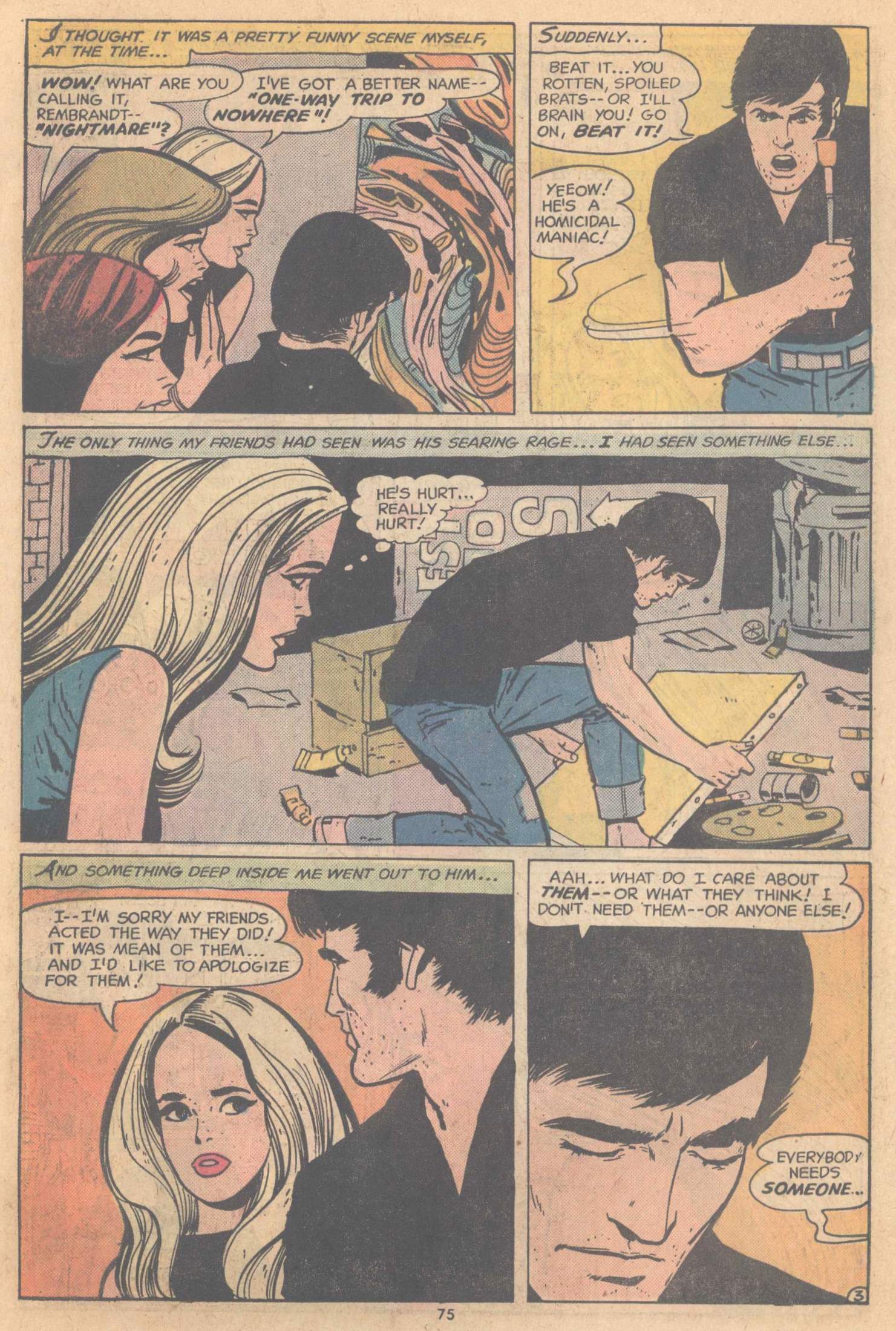 Read online Young Romance comic -  Issue #202 - 73