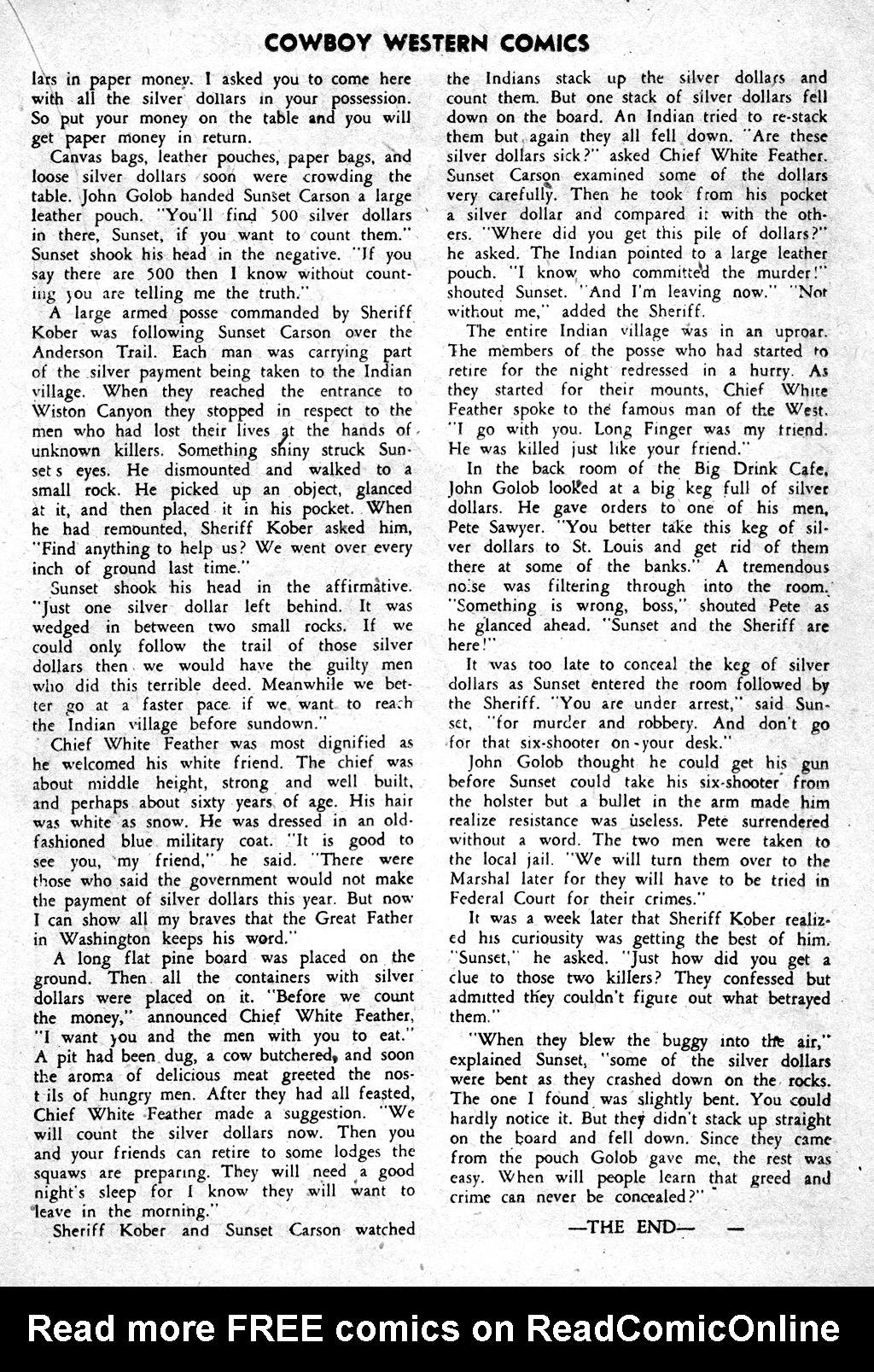 Read online Cowboy Western Comics (1948) comic -  Issue #35 - 19