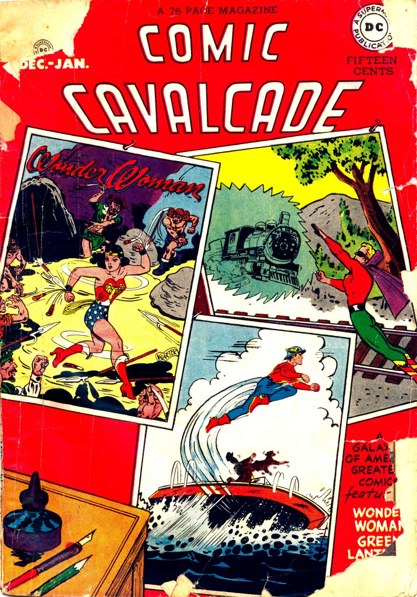 Read online Comic Cavalcade comic -  Issue #24 - 1