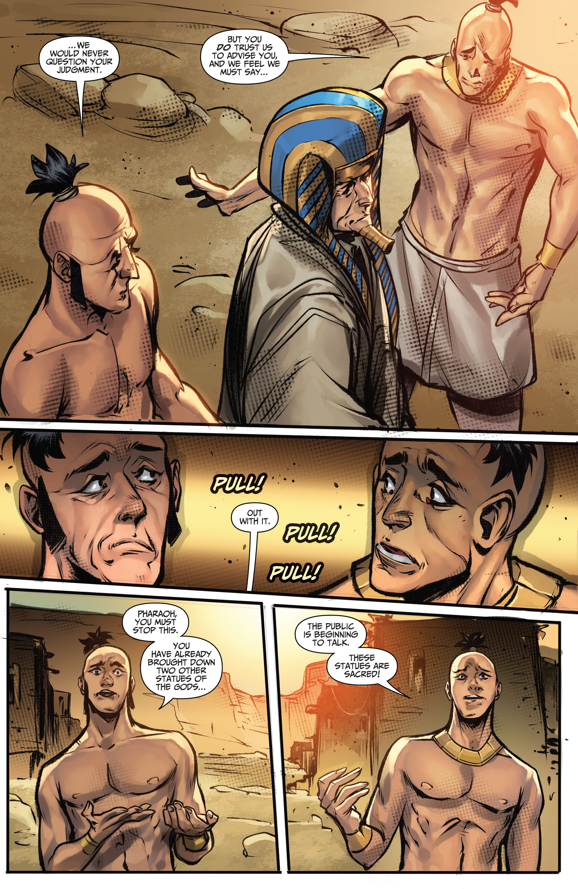 Read online Myths & Legends Quarterly: Blood Pharaoh comic -  Issue # Full - 40