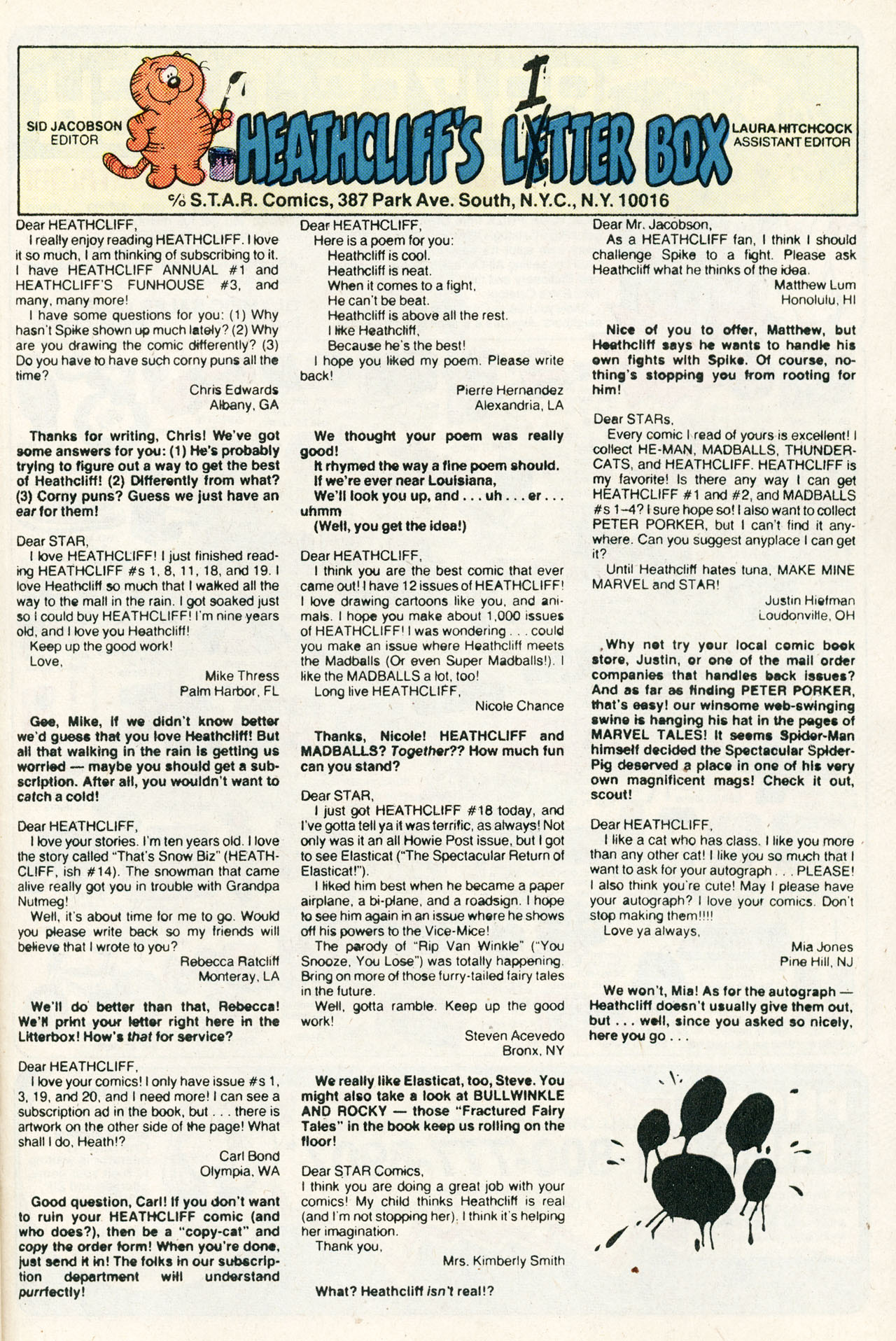 Read online Heathcliff comic -  Issue #23 - 32