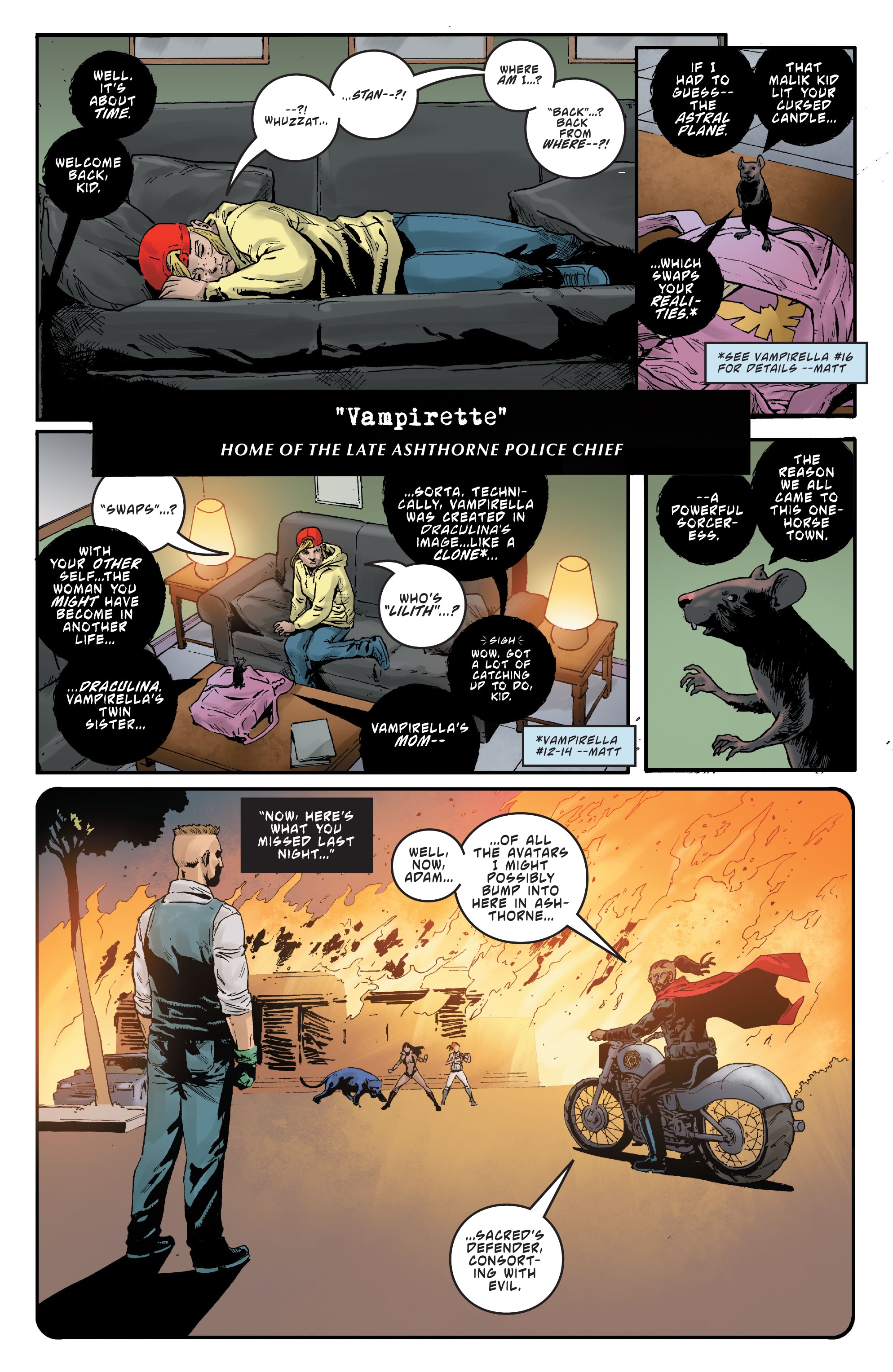 Read online Sacred Six comic -  Issue #9 - 16