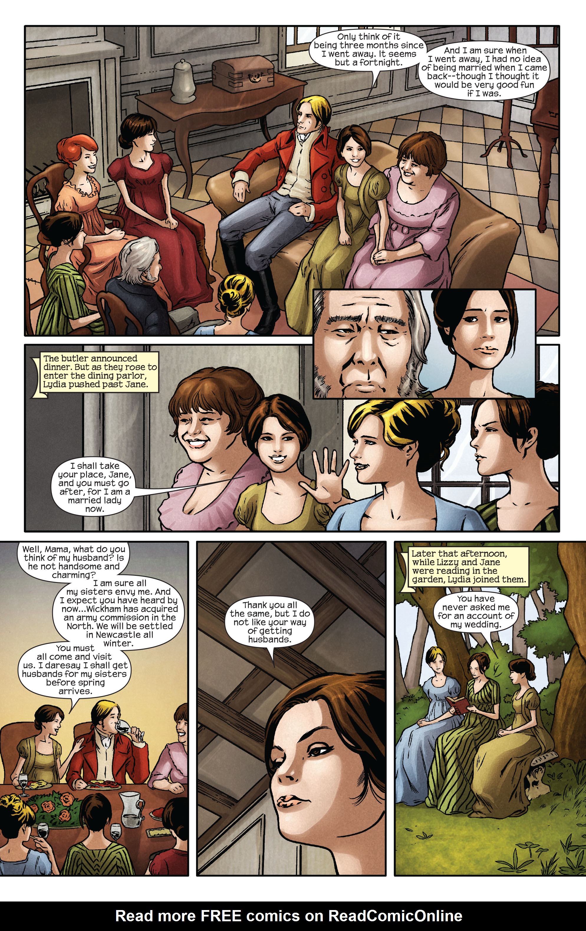 Read online Pride & Prejudice (2009) comic -  Issue #5 - 11