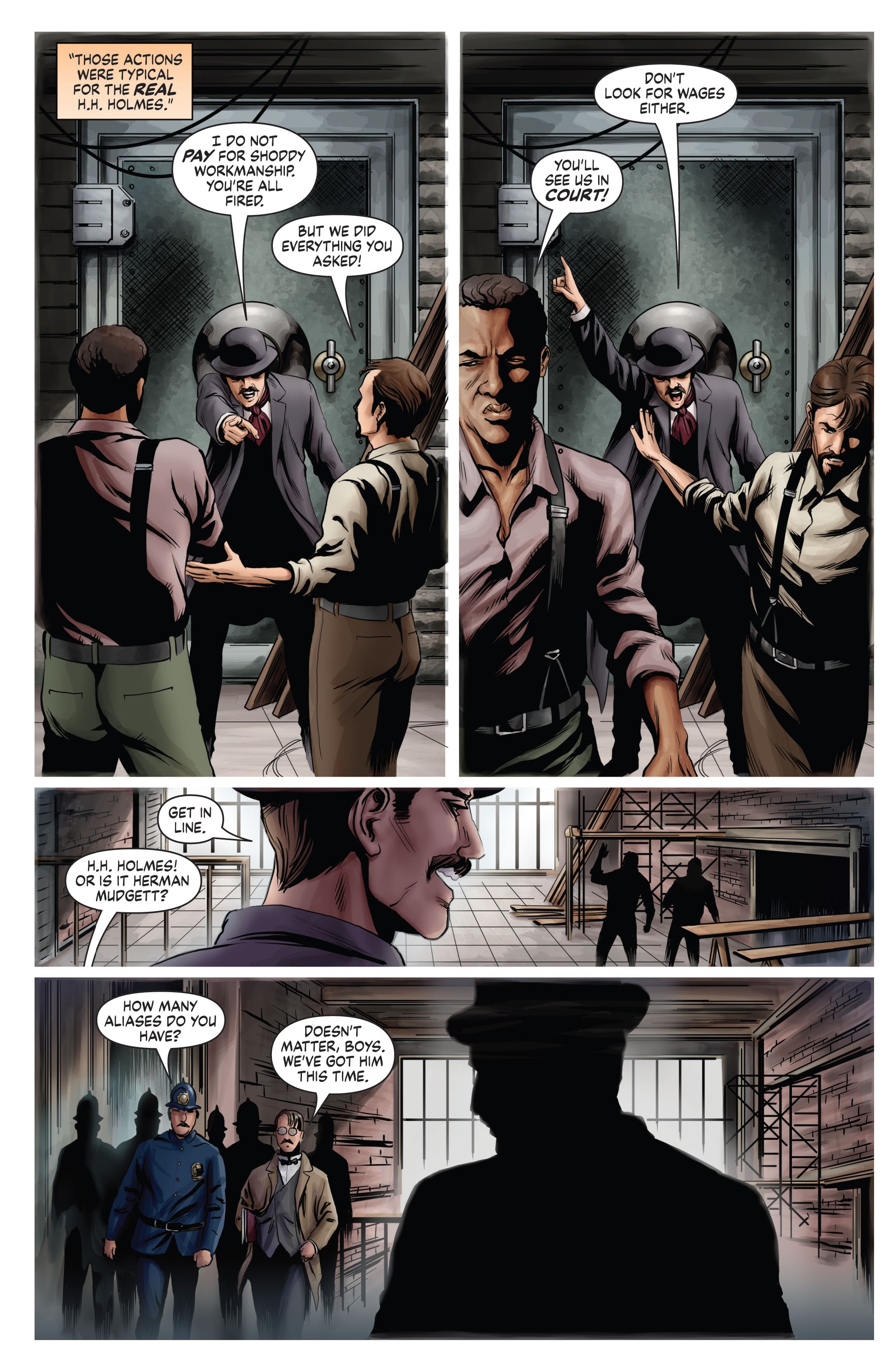 Read online Grimm Tales of Terror Quarterly: H.H. Holmes comic -  Issue # Full - 41