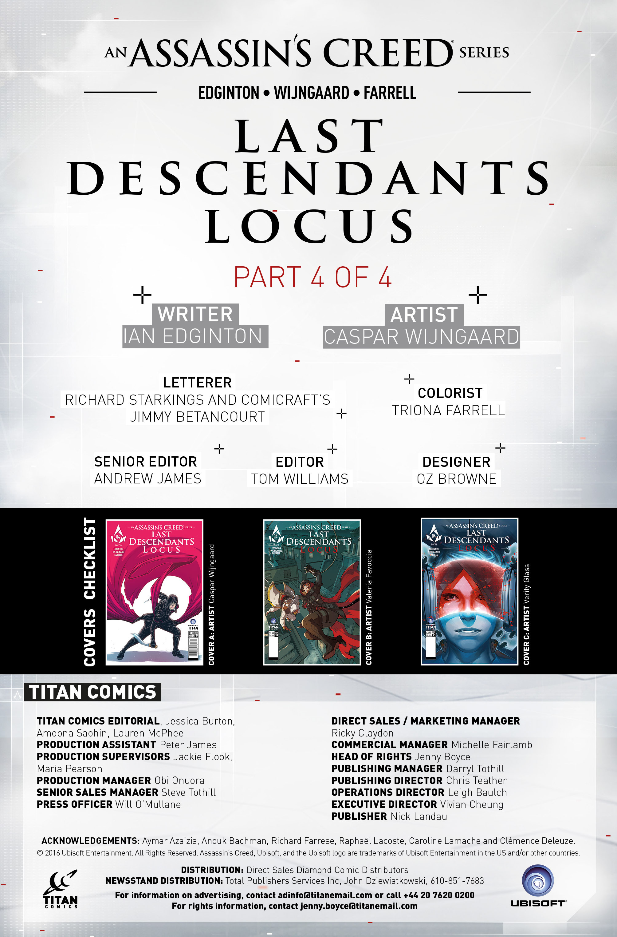 Read online Assassin's Creed: Locus comic -  Issue #4 - 27