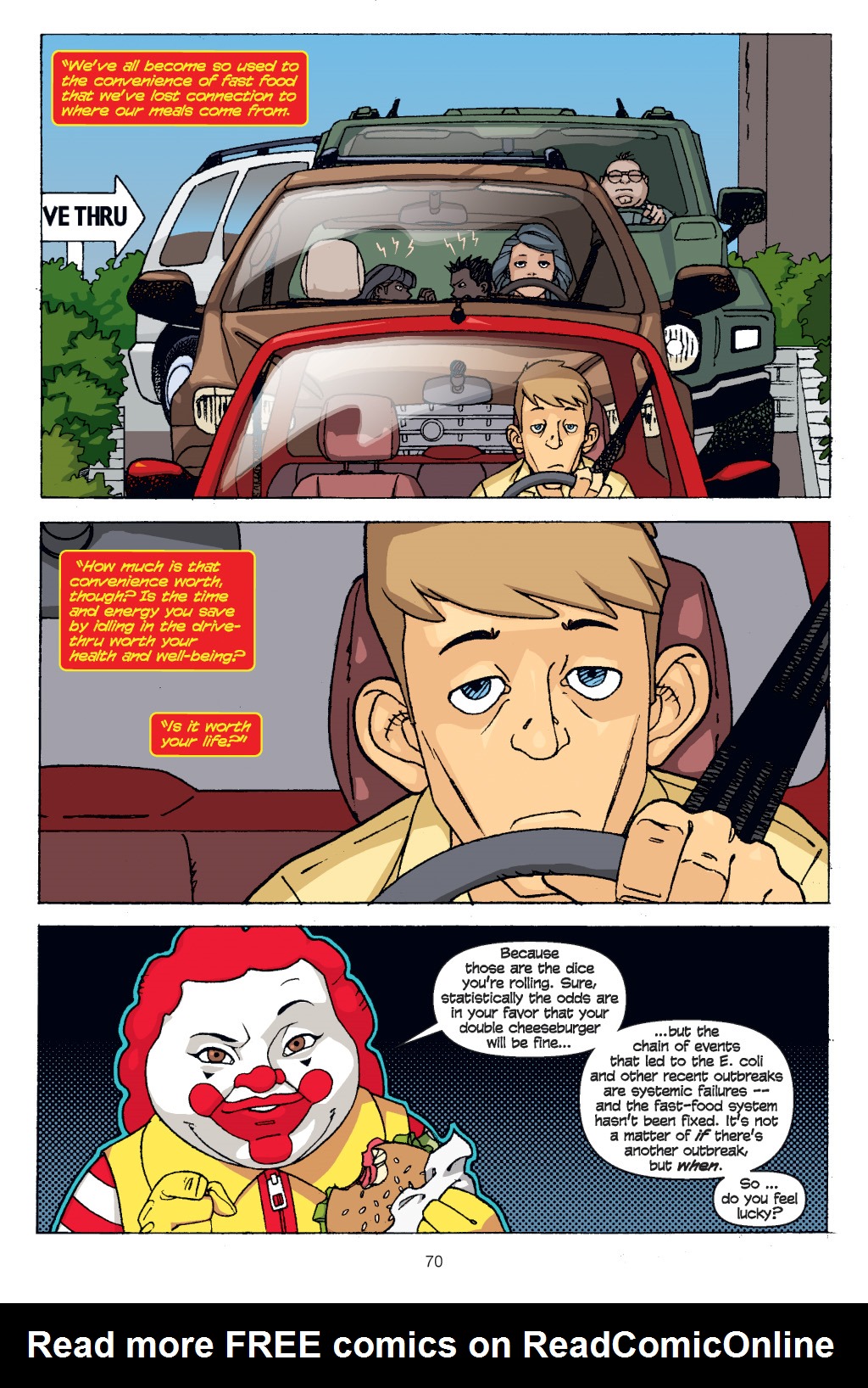 Read online Supersized: Strange Tales from a Fast-Food Culture comic -  Issue # TPB - 71