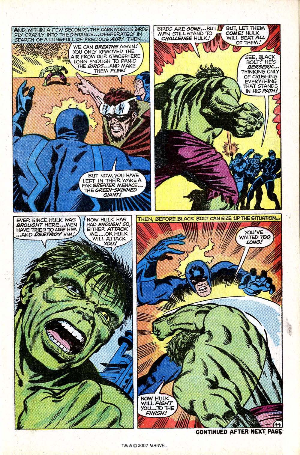 Read online The Incredible Hulk (1968) comic -  Issue # _Annual 1968 - 55