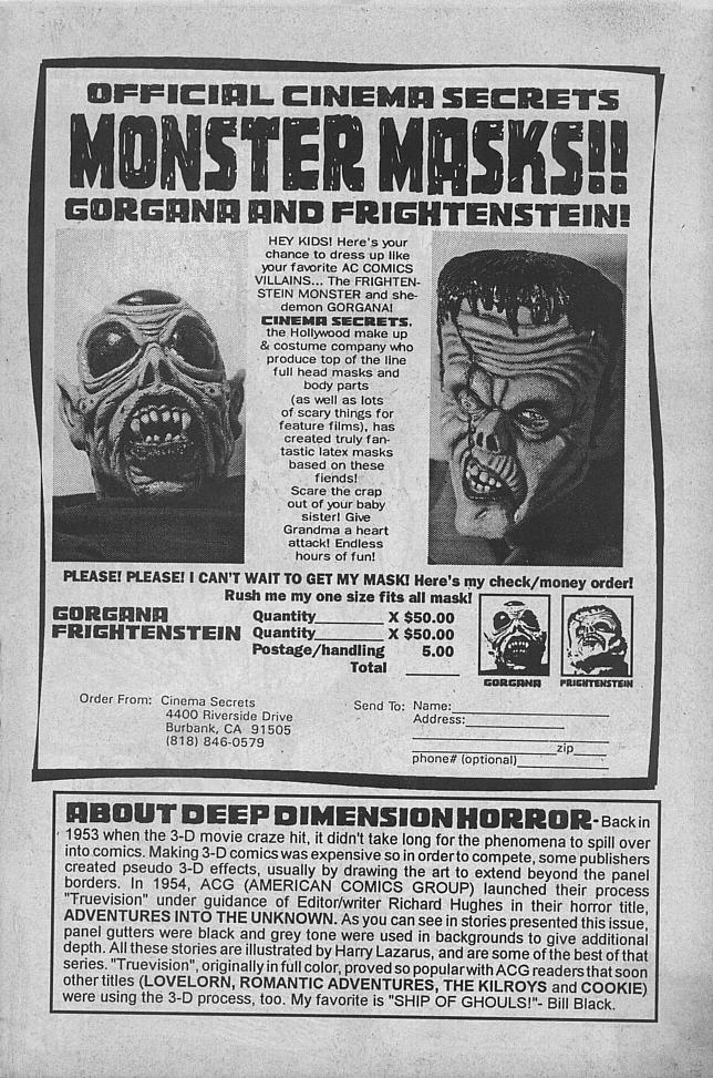 Read online Deep Dimension Horror comic -  Issue # Full - 18