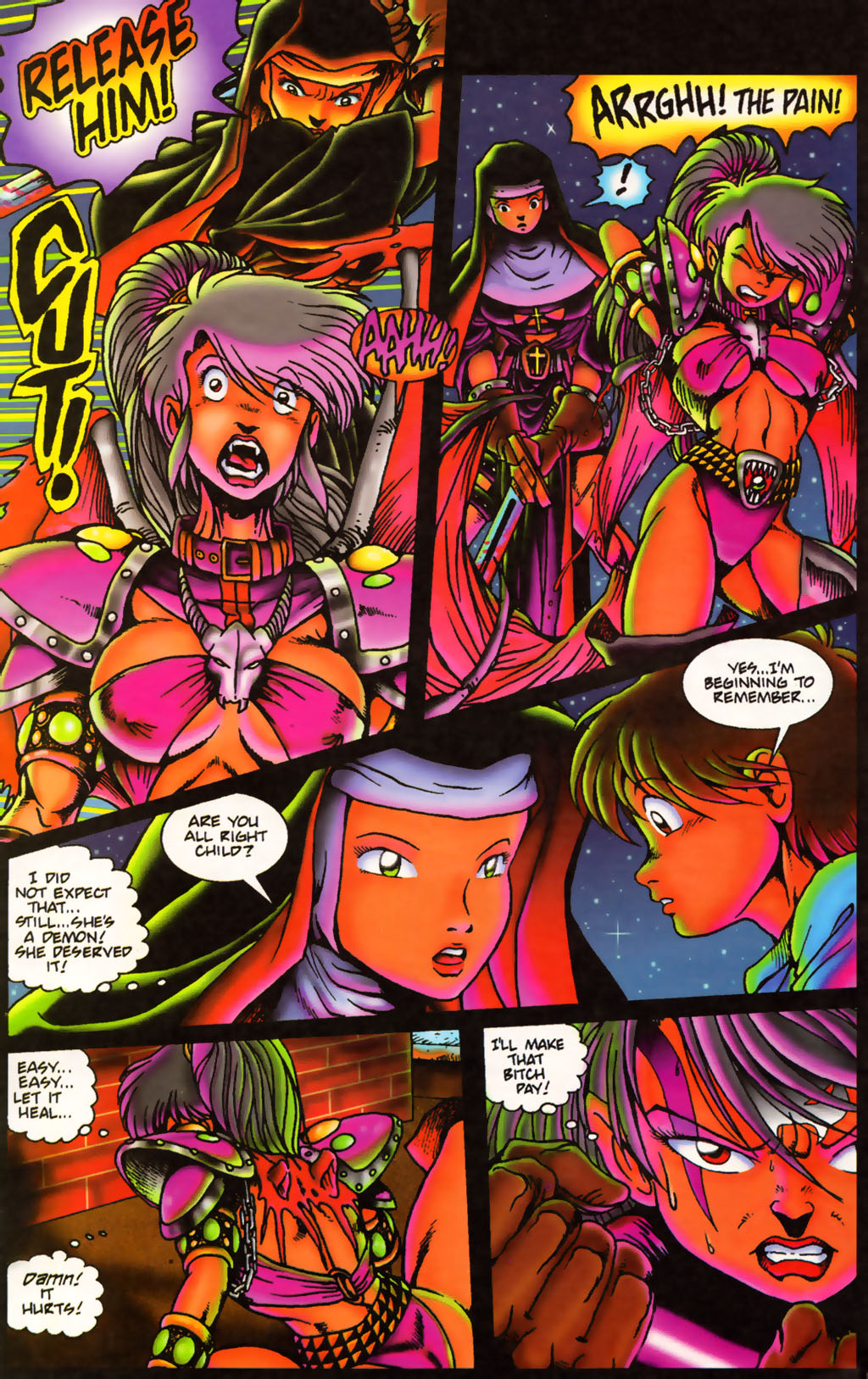 Read online Warrior Nun Areala (1994) comic -  Issue #2 - 23