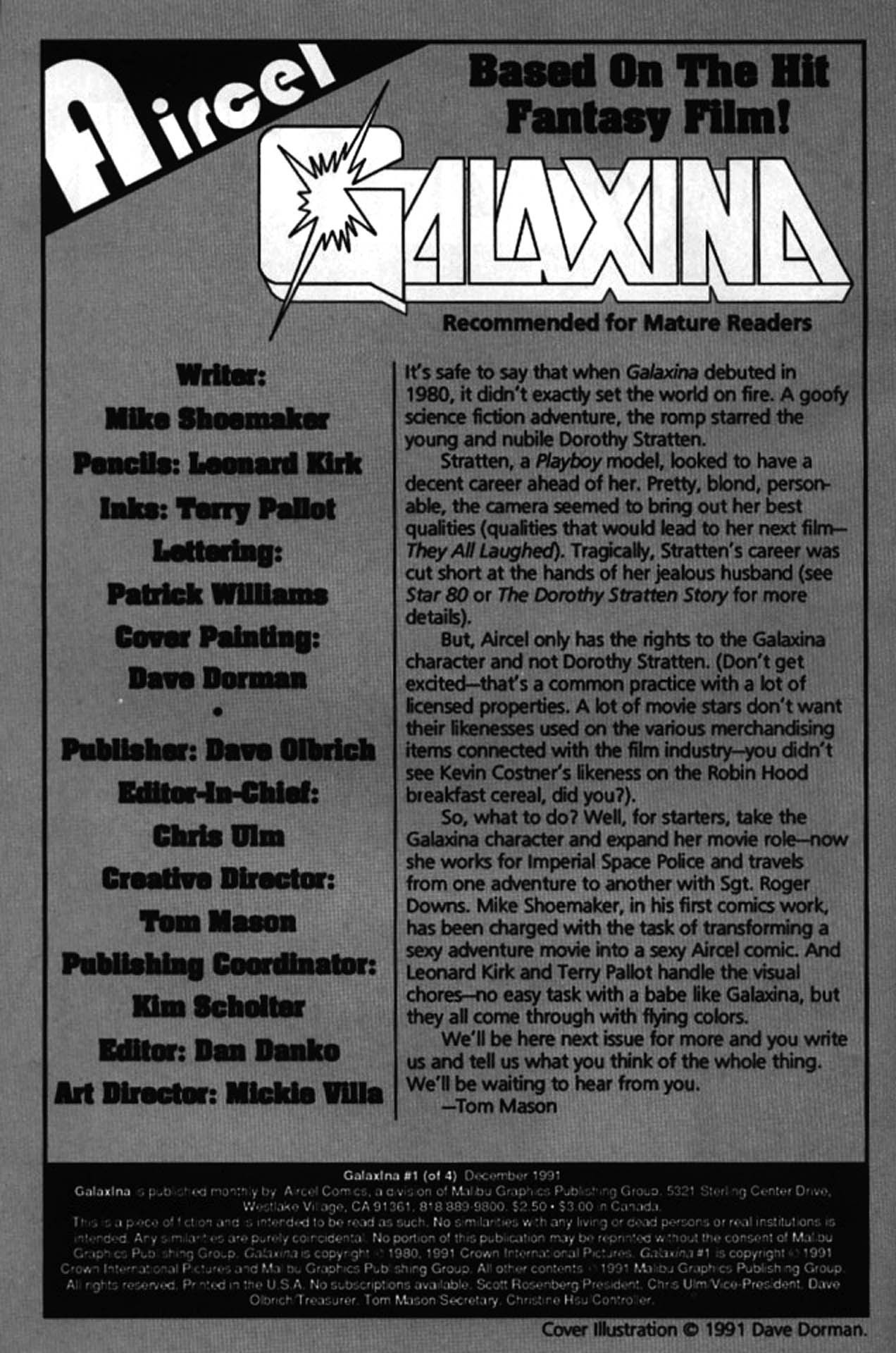 Read online Galaxina comic -  Issue #1 - 3