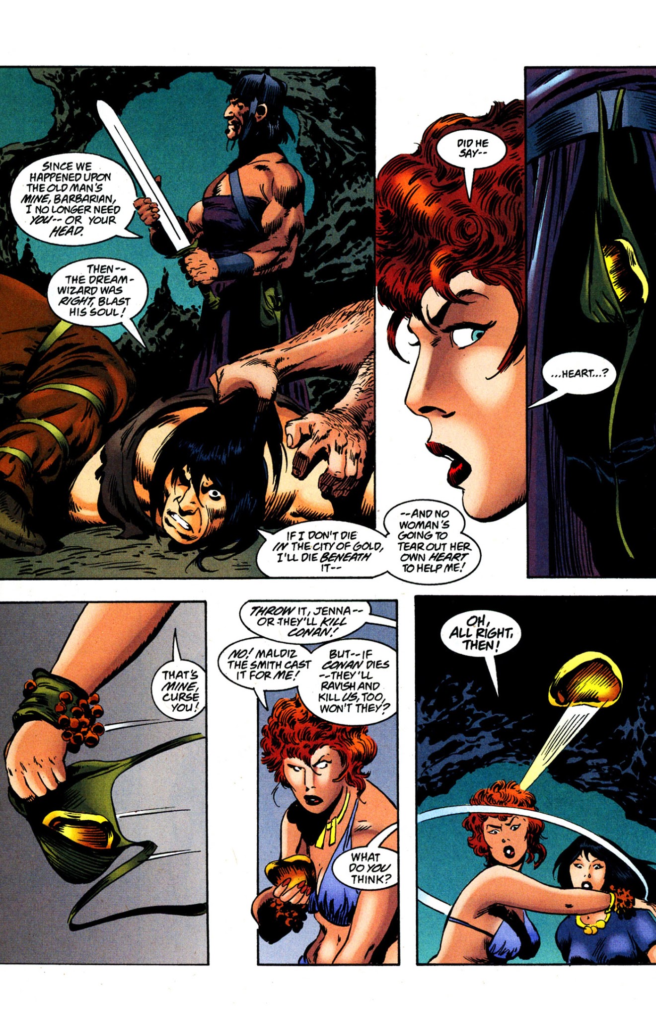 Read online Conan the Barbarian: Death Covered In Gold comic -  Issue #3 - 17