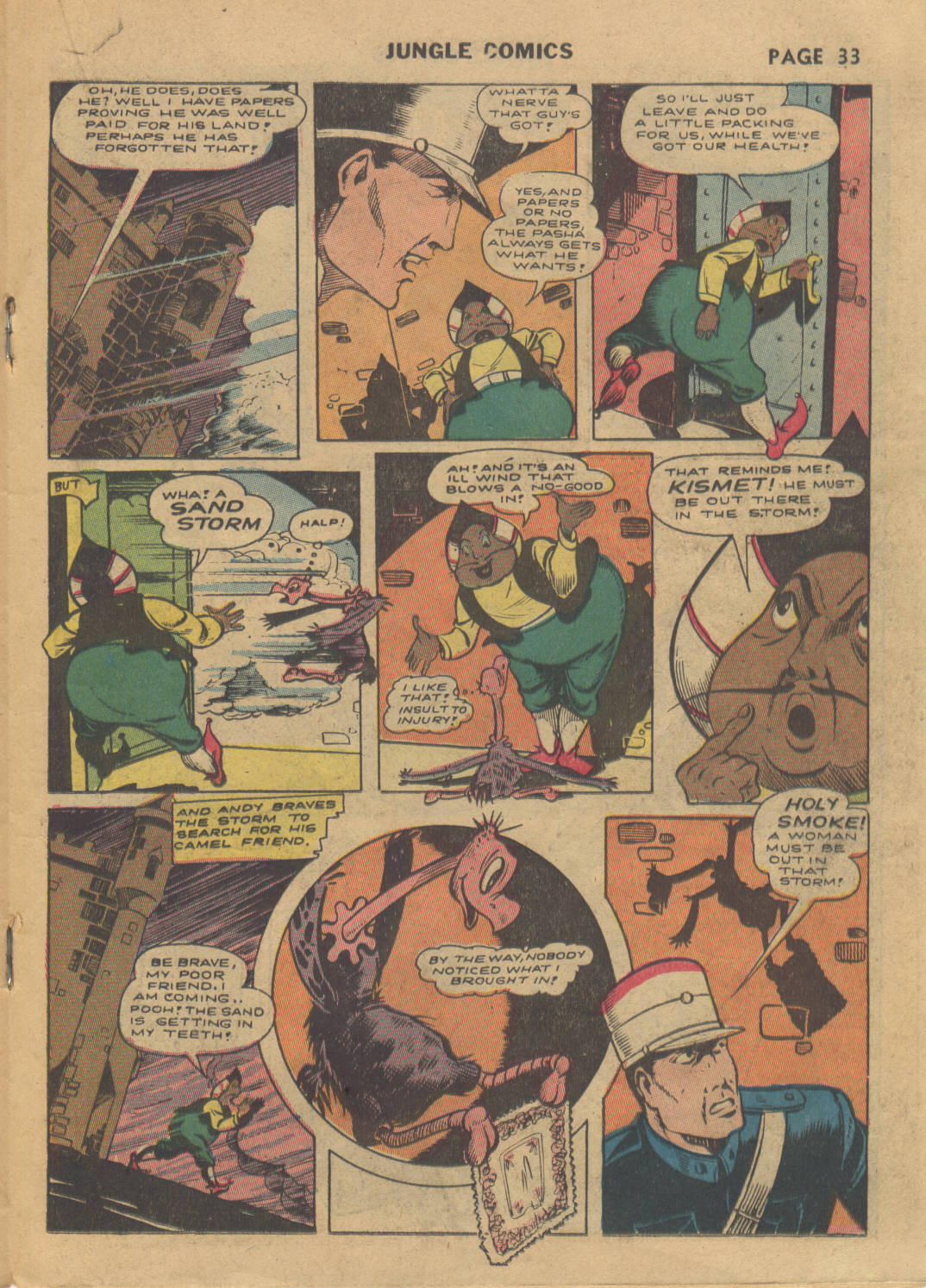 Read online Jungle Comics comic -  Issue #34 - 35